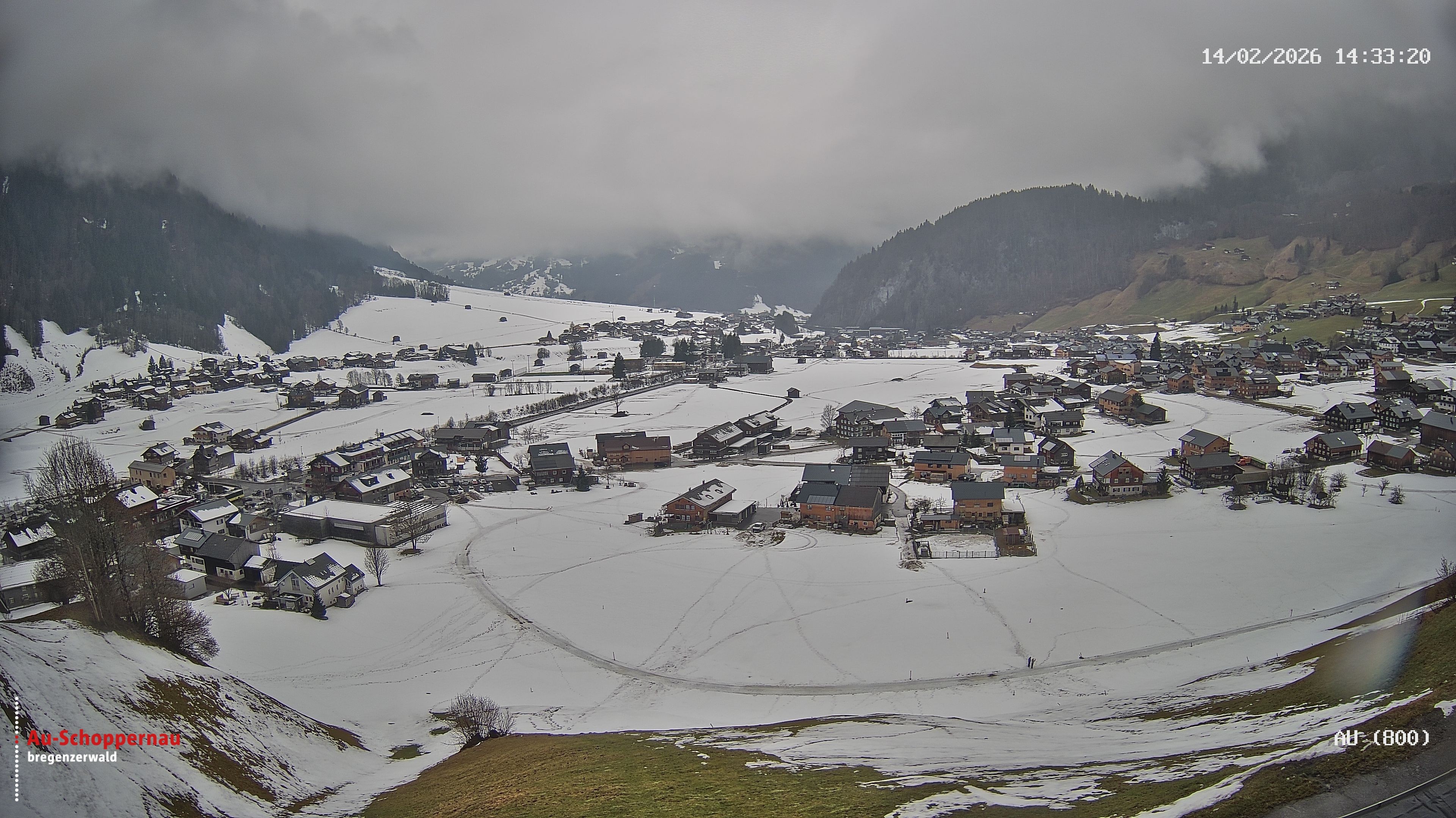 Archiv Foto Webcam Au bei Schoppernau