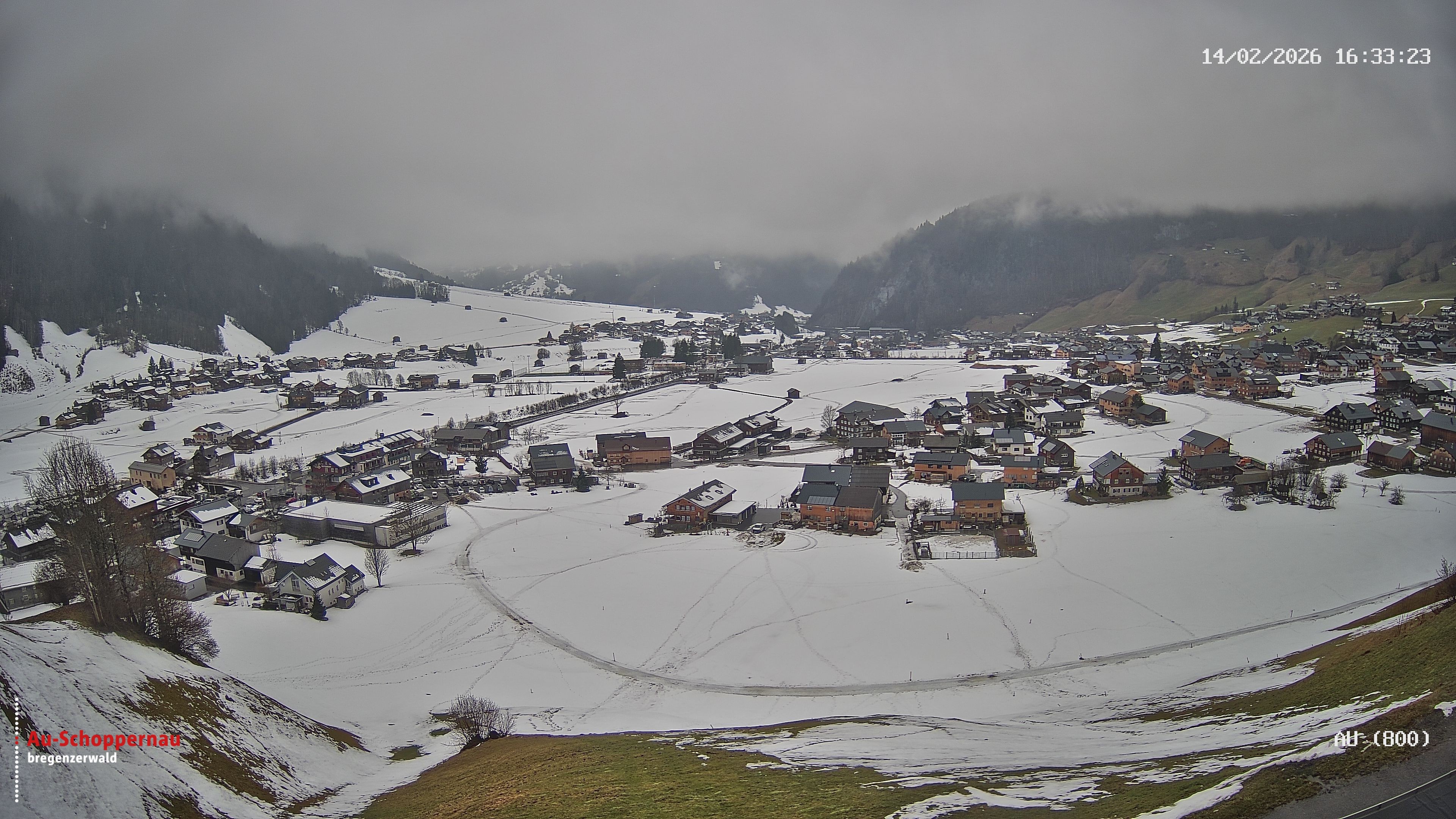 Archiv Foto Webcam Au bei Schoppernau