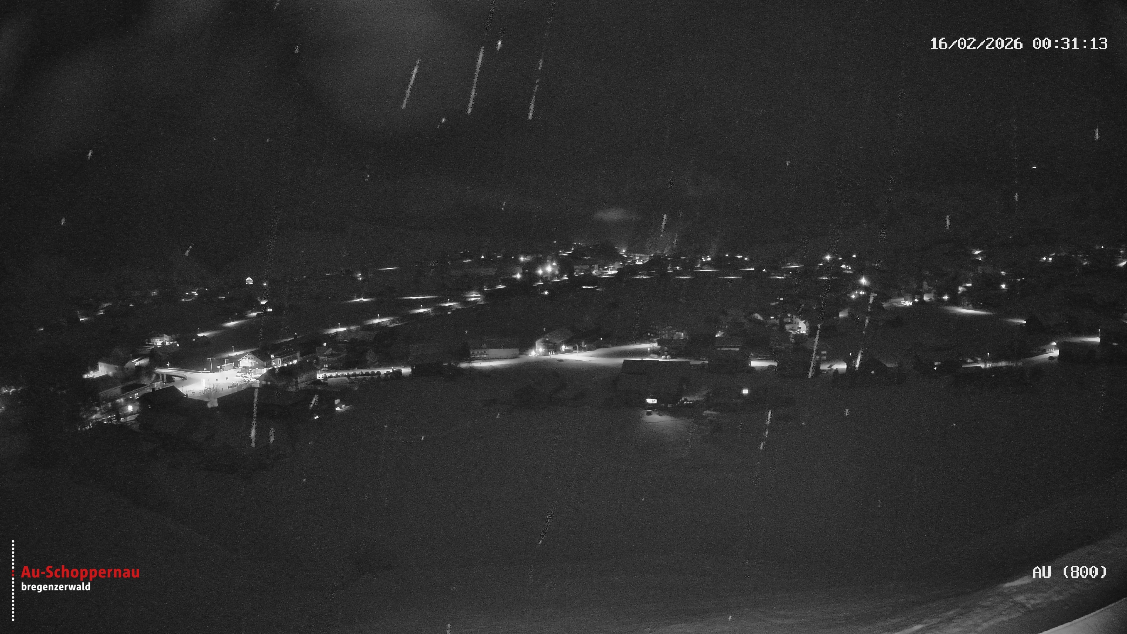 Archiv Foto Webcam Au bei Schoppernau