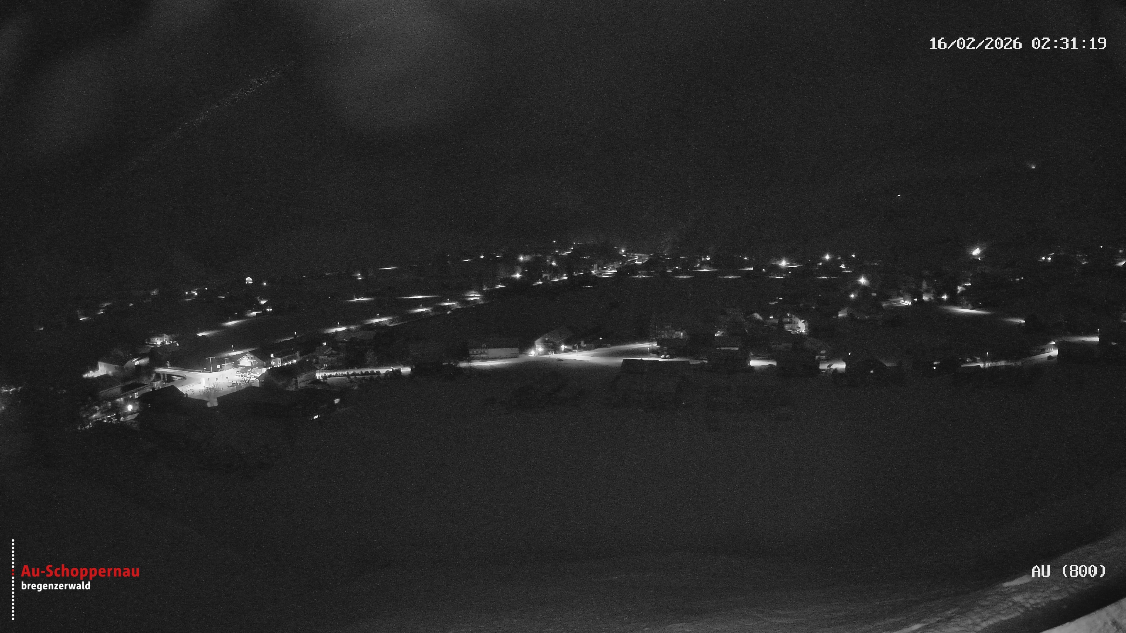 Archiv Foto Webcam Au bei Schoppernau