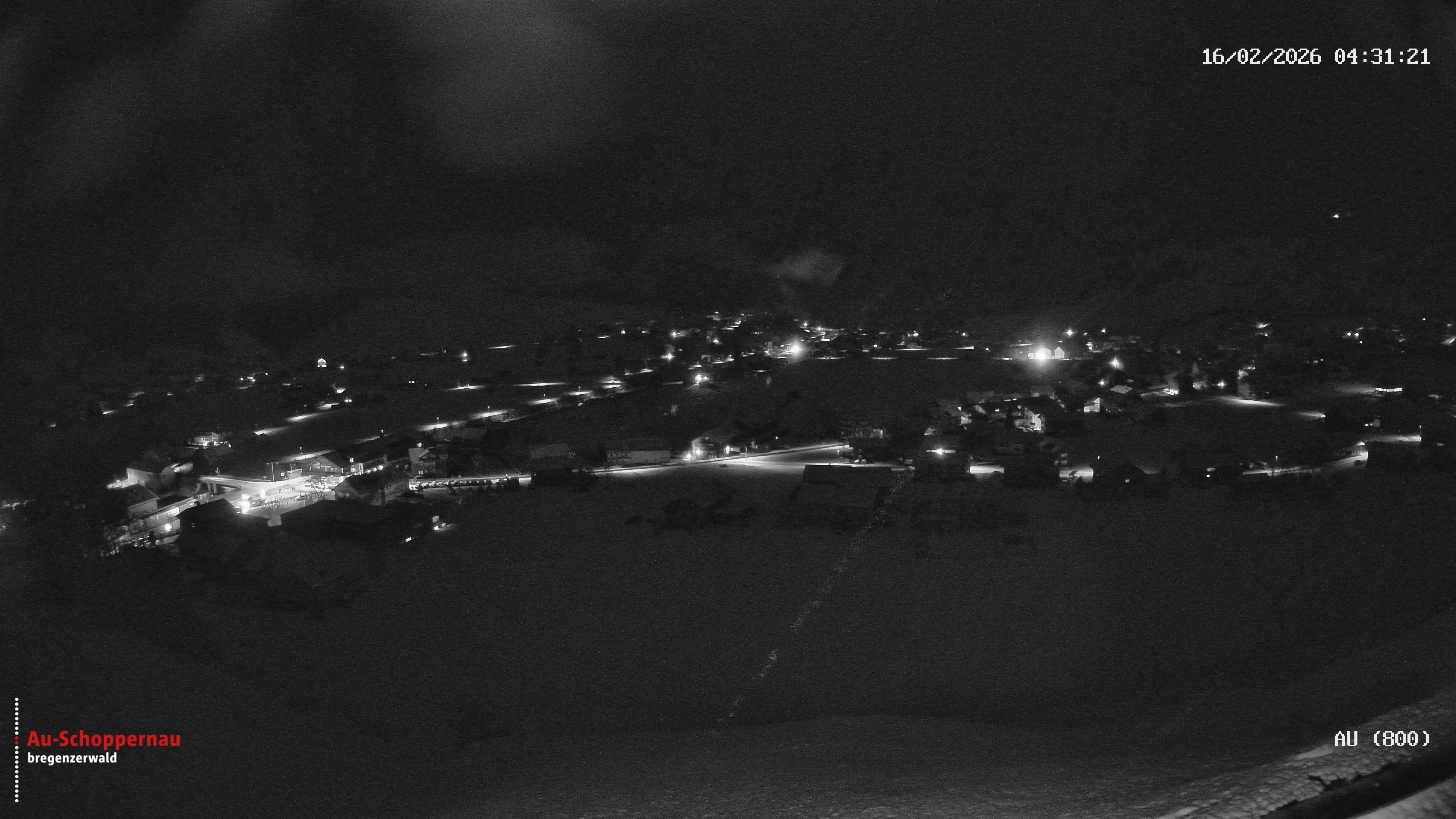 Archiv Foto Webcam Au bei Schoppernau