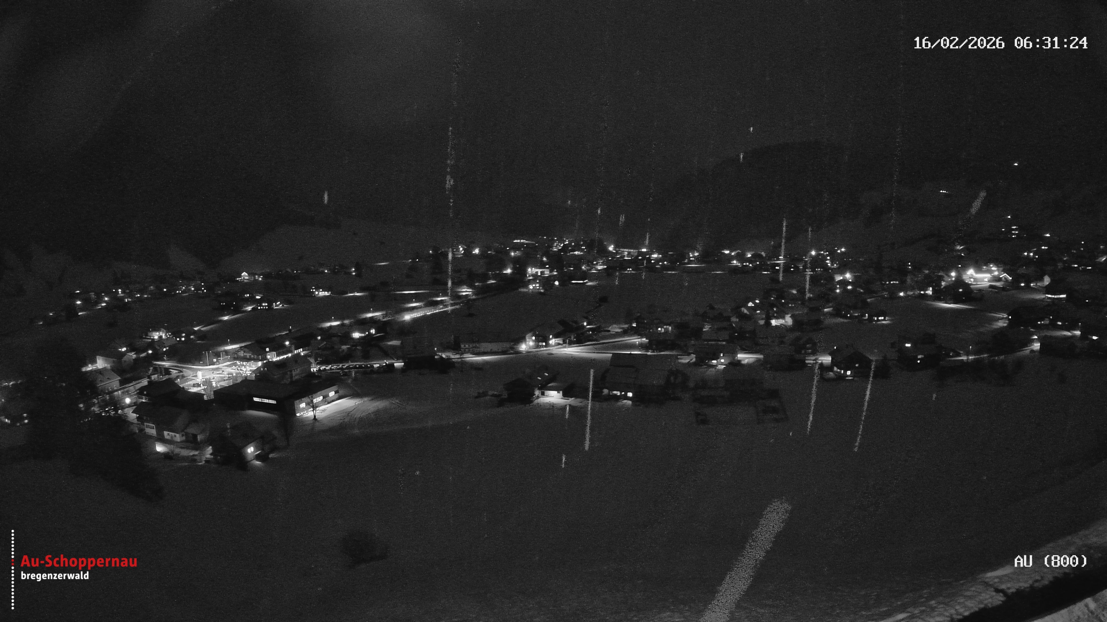 Archiv Foto Webcam Au bei Schoppernau