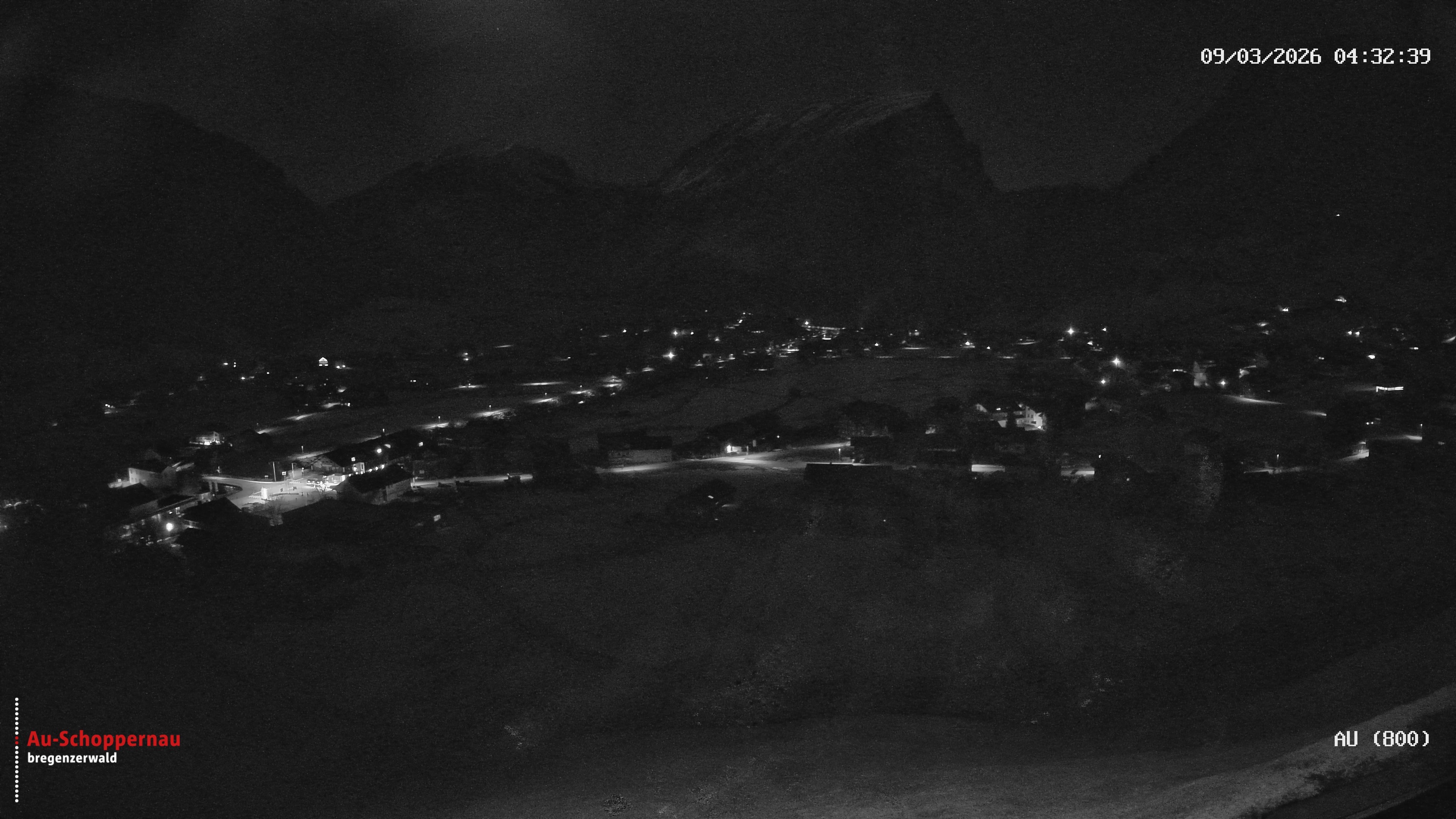 Archiv Foto Webcam Au bei Schoppernau