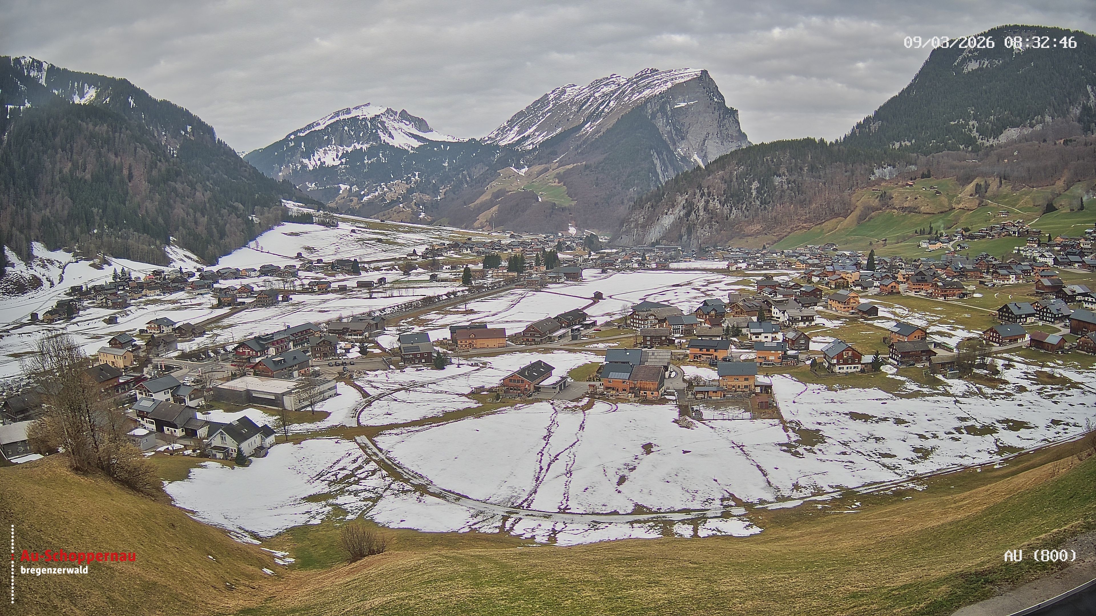 Archiv Foto Webcam Au bei Schoppernau
