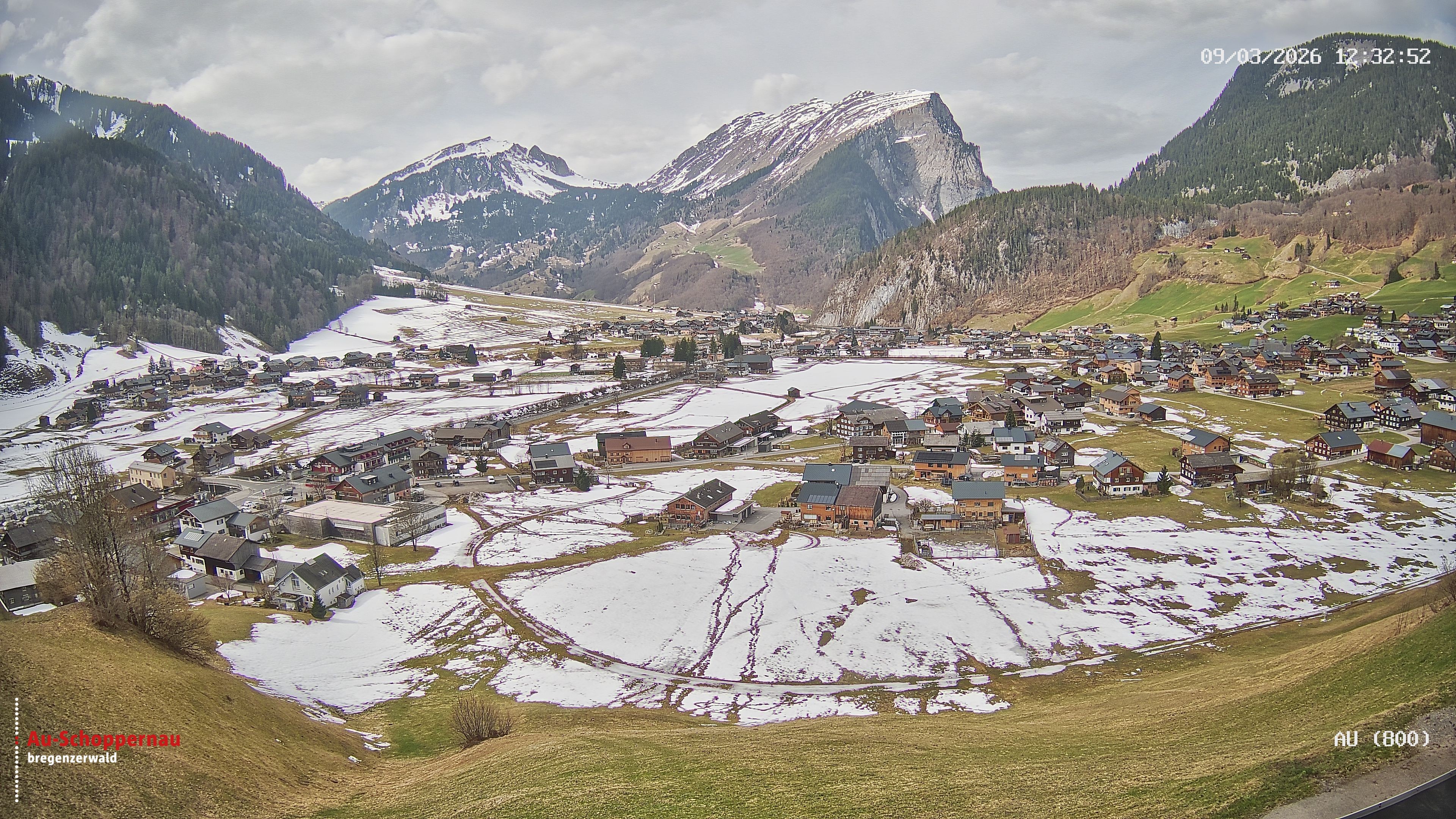 Archiv Foto Webcam Au bei Schoppernau