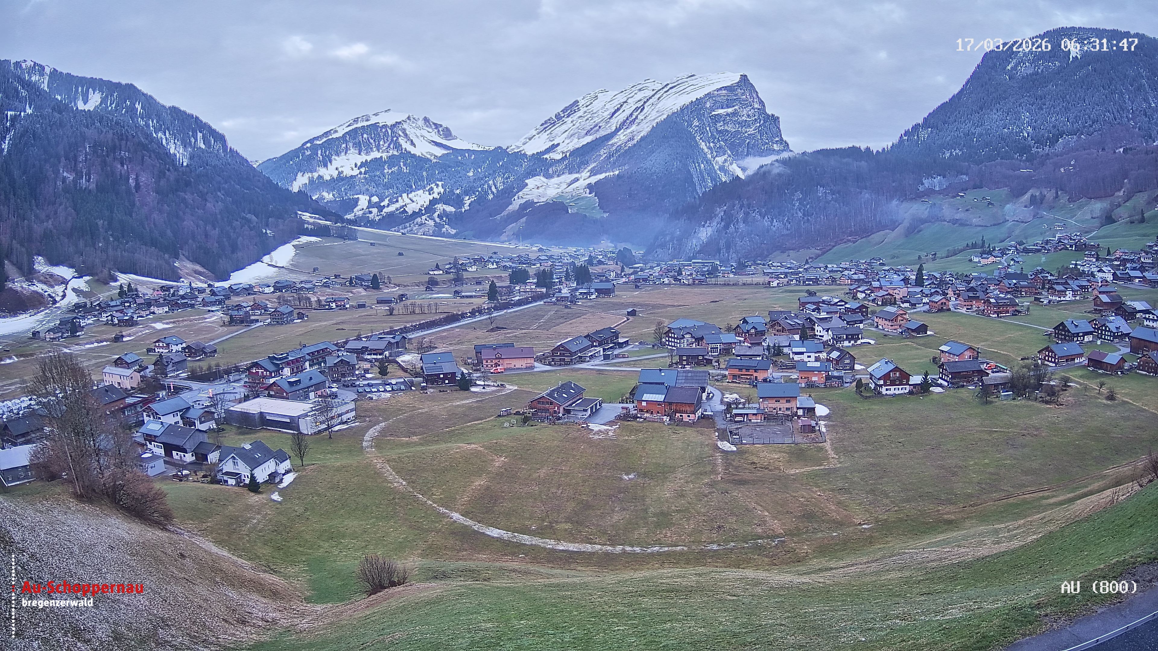 Archiv Foto Webcam Au bei Schoppernau