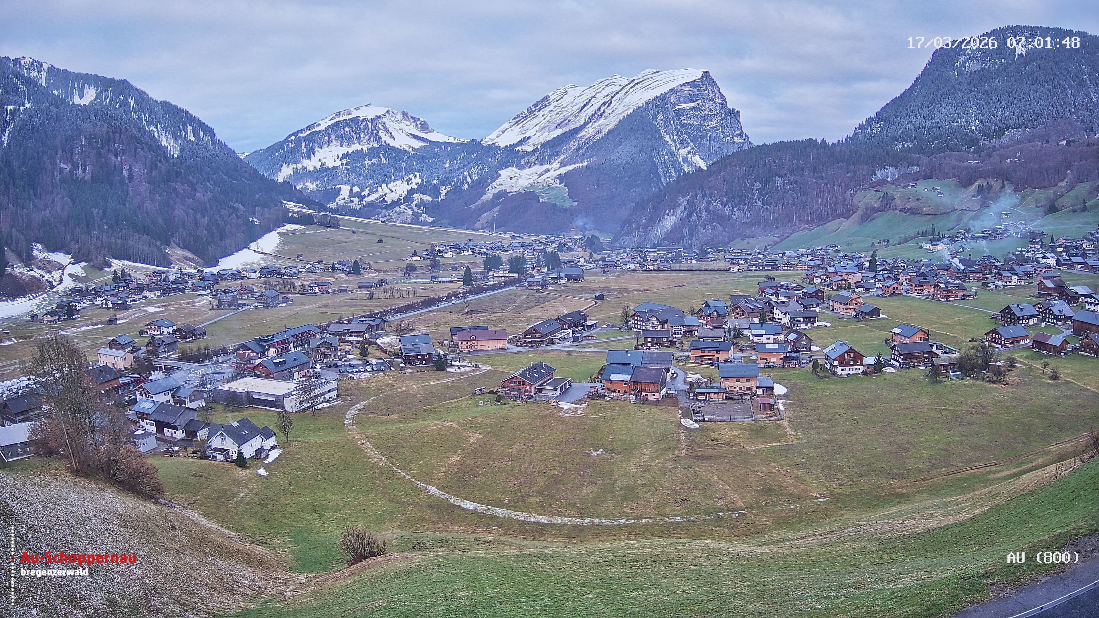 Archiv Foto Webcam Au bei Schoppernau