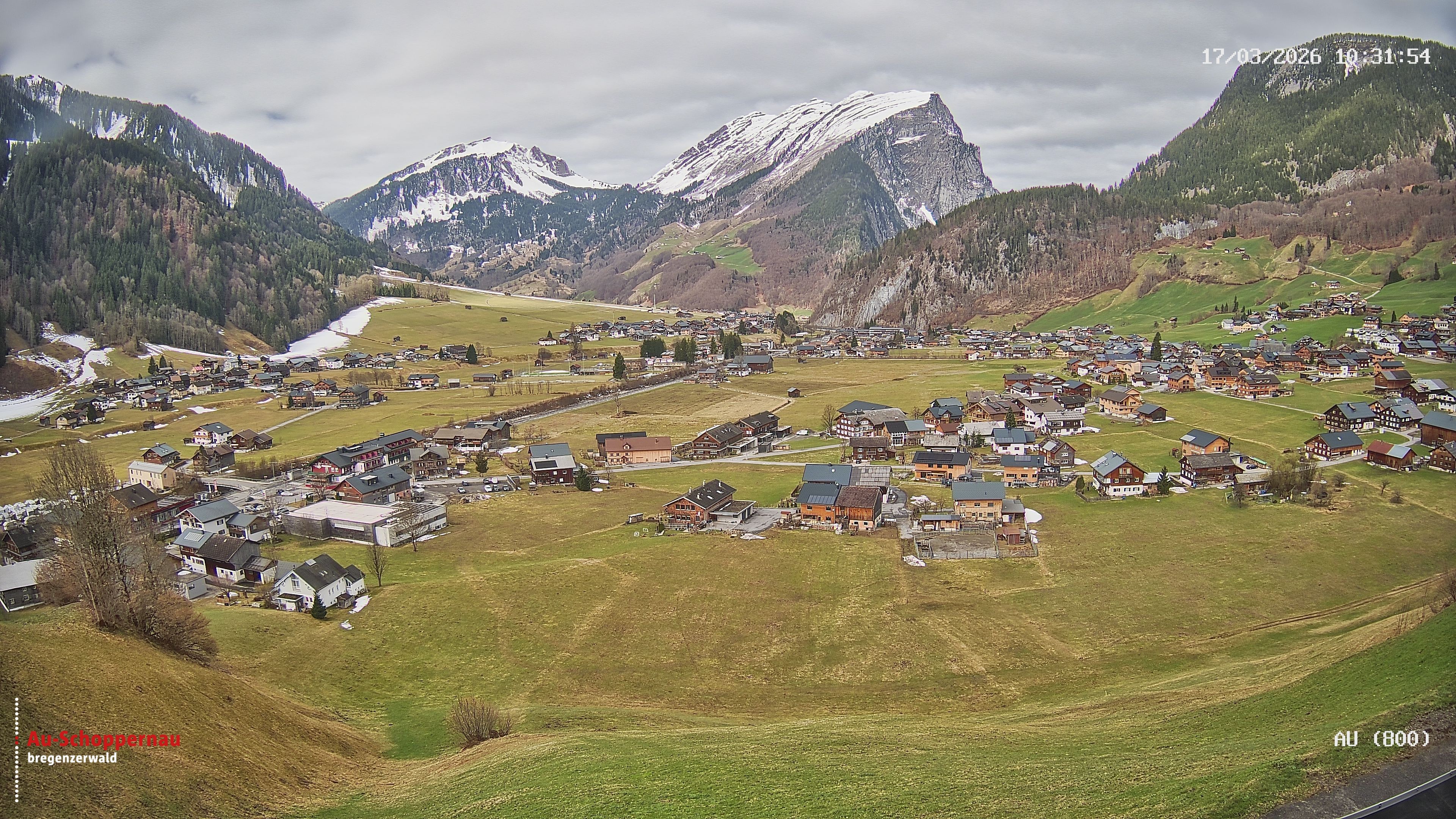 Archiv Foto Webcam Au bei Schoppernau