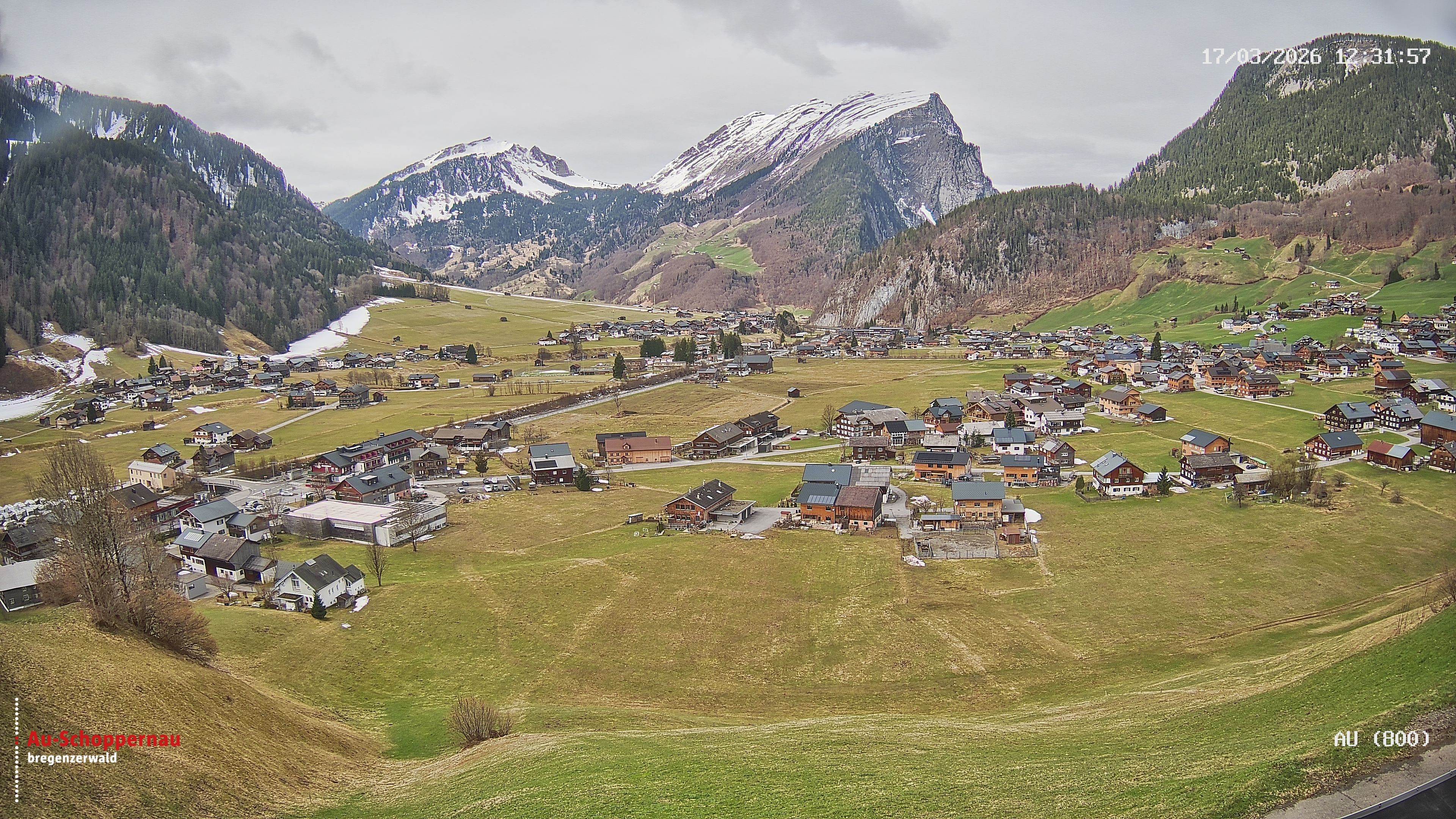 Archiv Foto Webcam Au bei Schoppernau