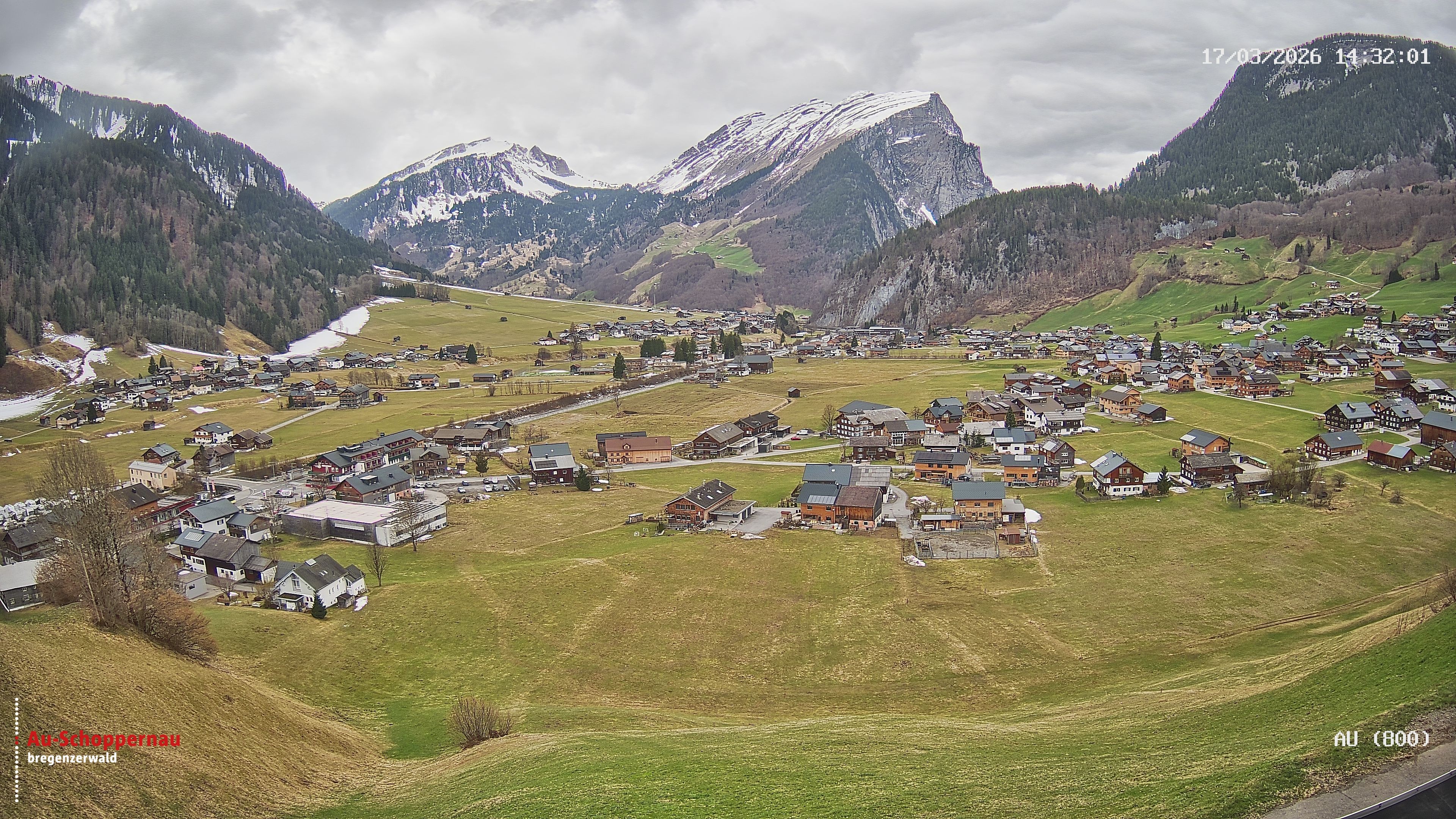 Archiv Foto Webcam Au bei Schoppernau