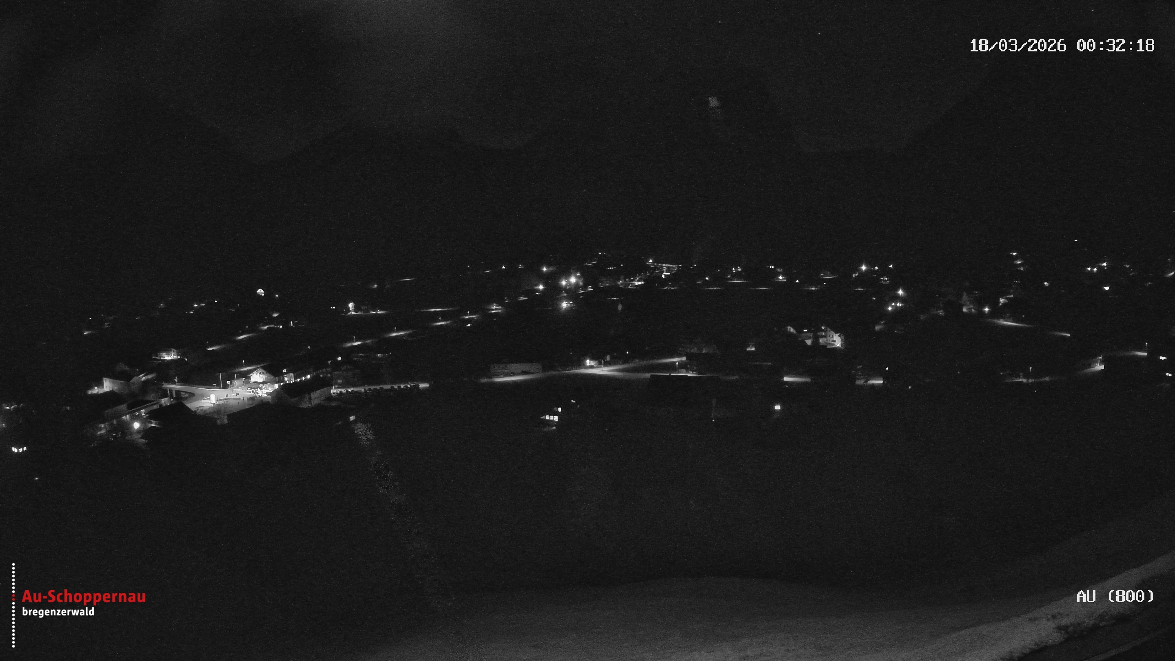 Archived image Webcam Au near Schoppernau