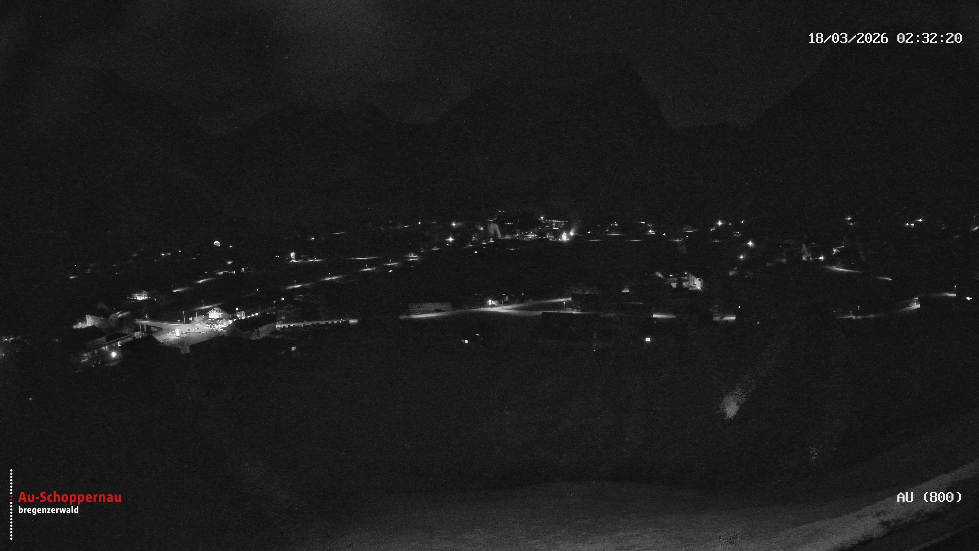 Archived image Webcam Au near Schoppernau