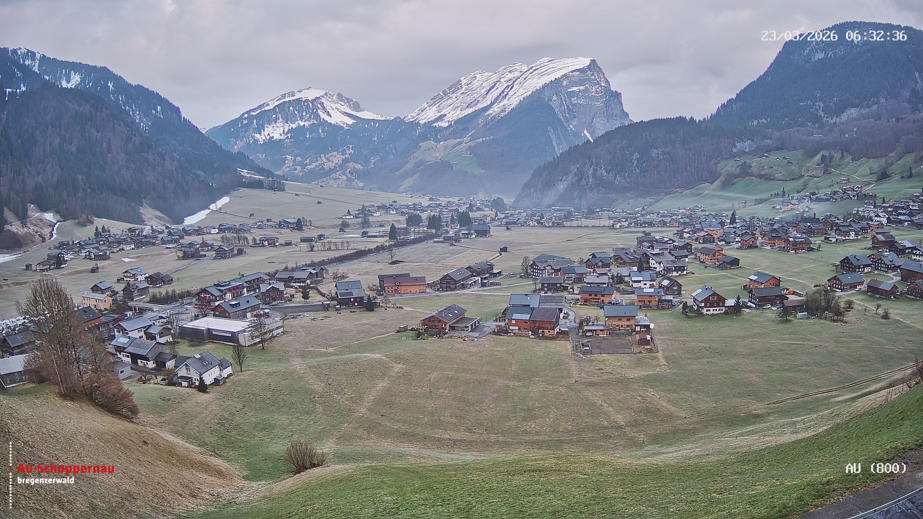 Archiv Foto Webcam Au bei Schoppernau