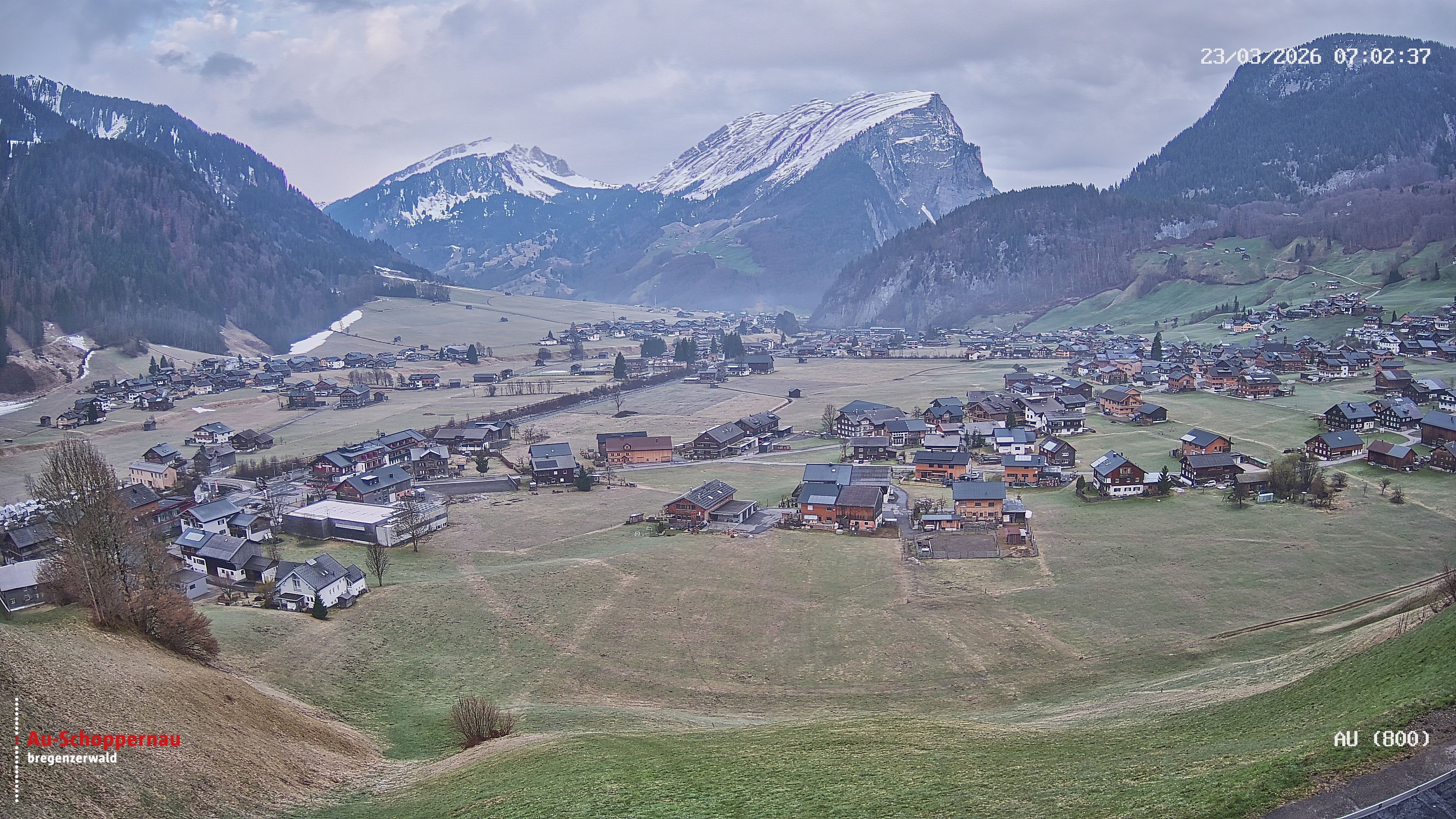 Archiv Foto Webcam Au bei Schoppernau