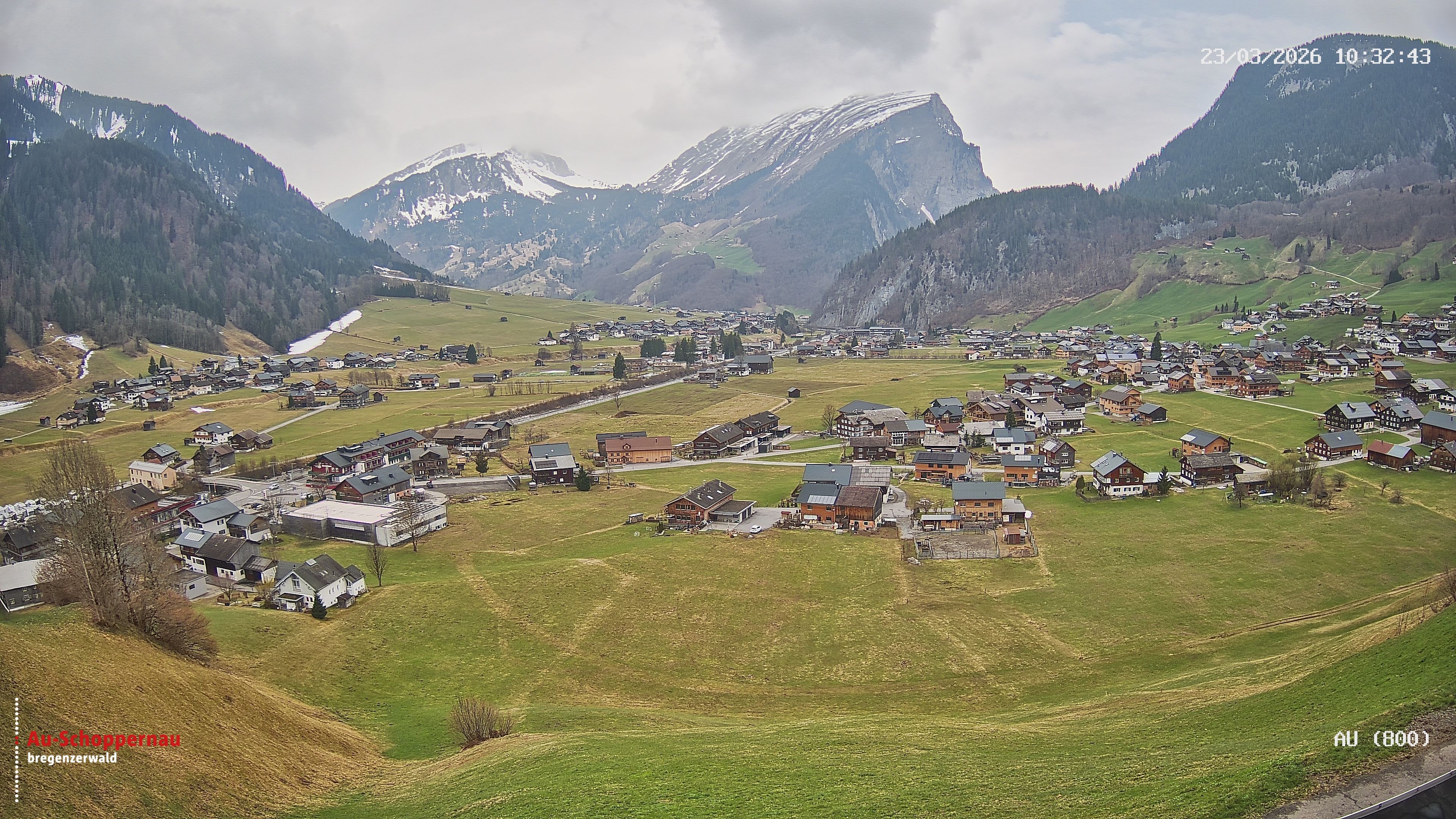 Archiv Foto Webcam Au bei Schoppernau
