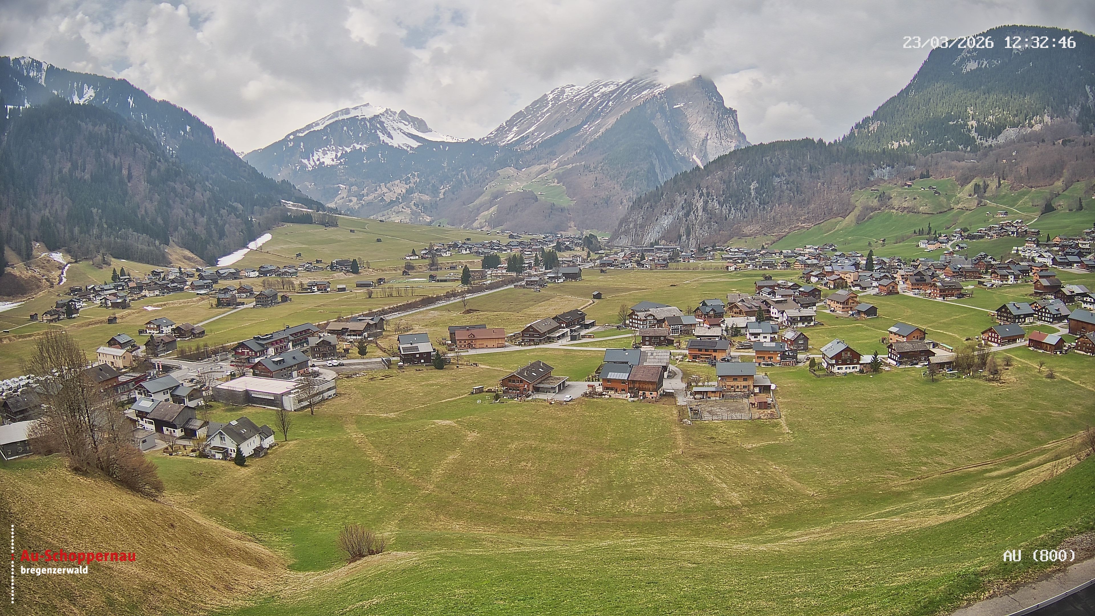 Archiv Foto Webcam Au bei Schoppernau