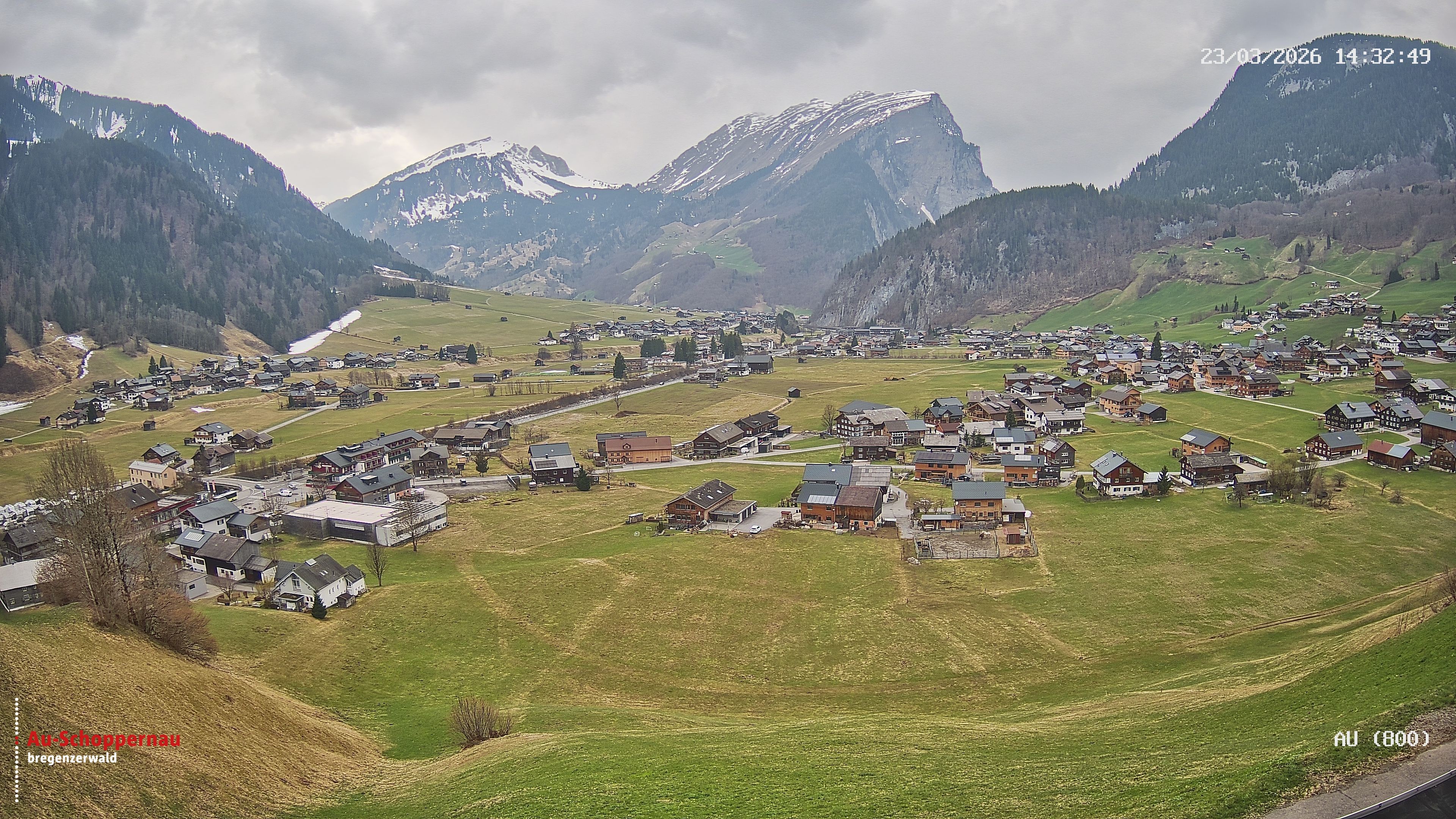 Archiv Foto Webcam Au bei Schoppernau