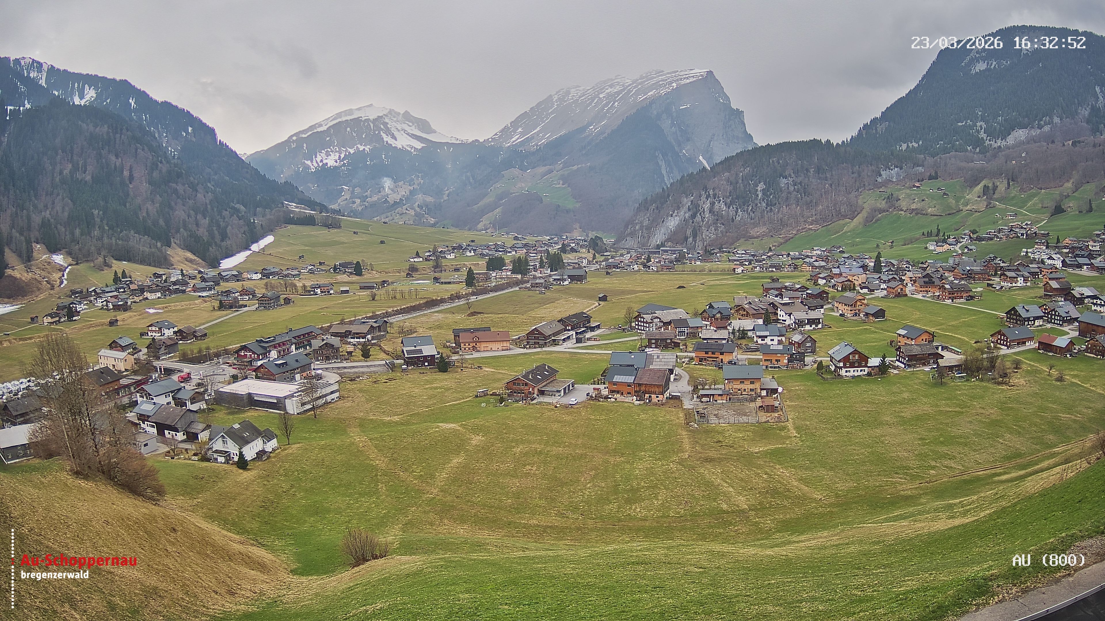 Archiv Foto Webcam Au bei Schoppernau