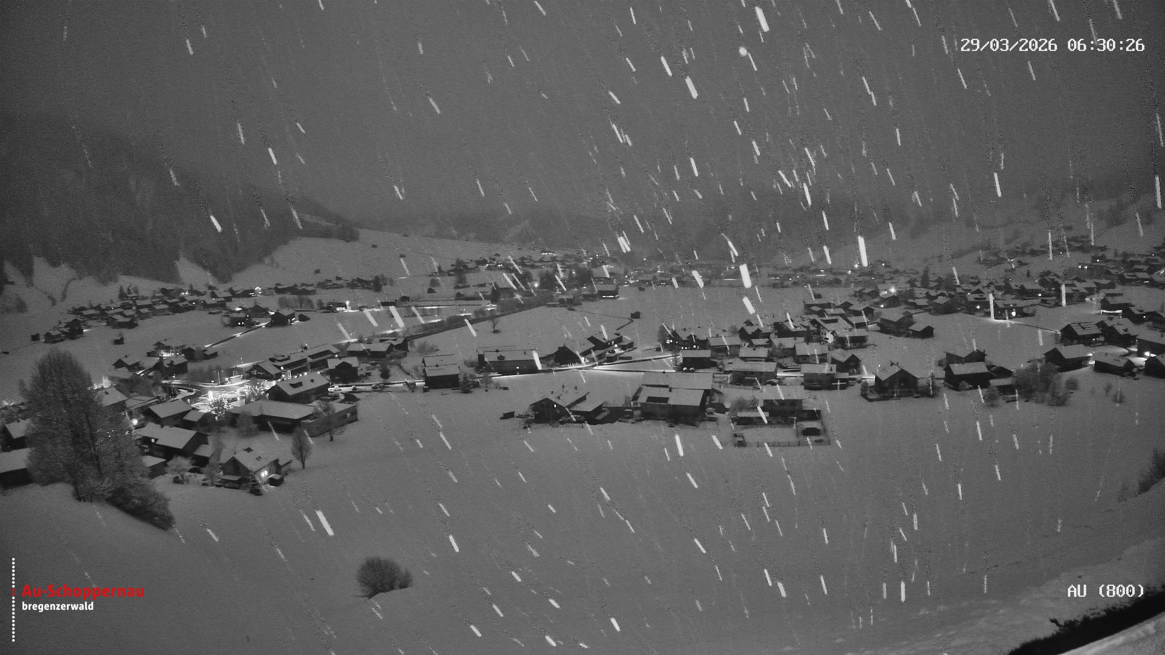 Archiv Foto Webcam Au bei Schoppernau