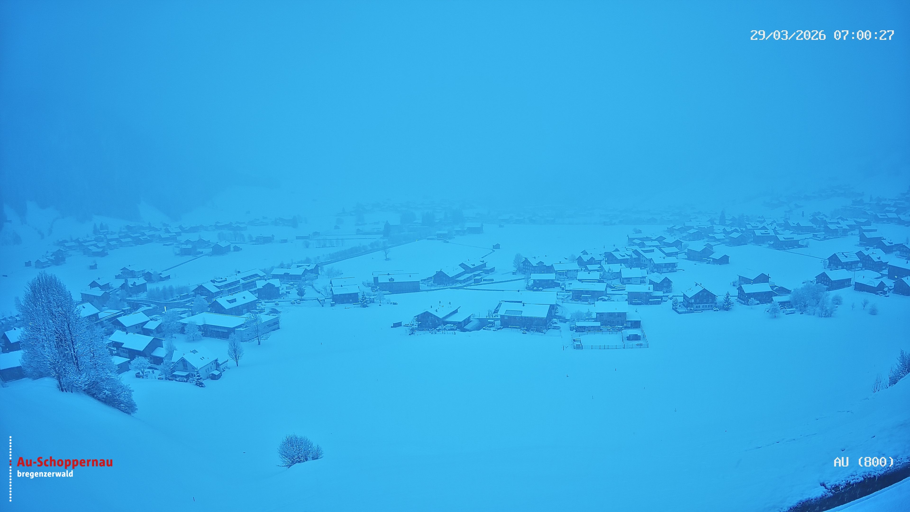 Archiv Foto Webcam Au bei Schoppernau