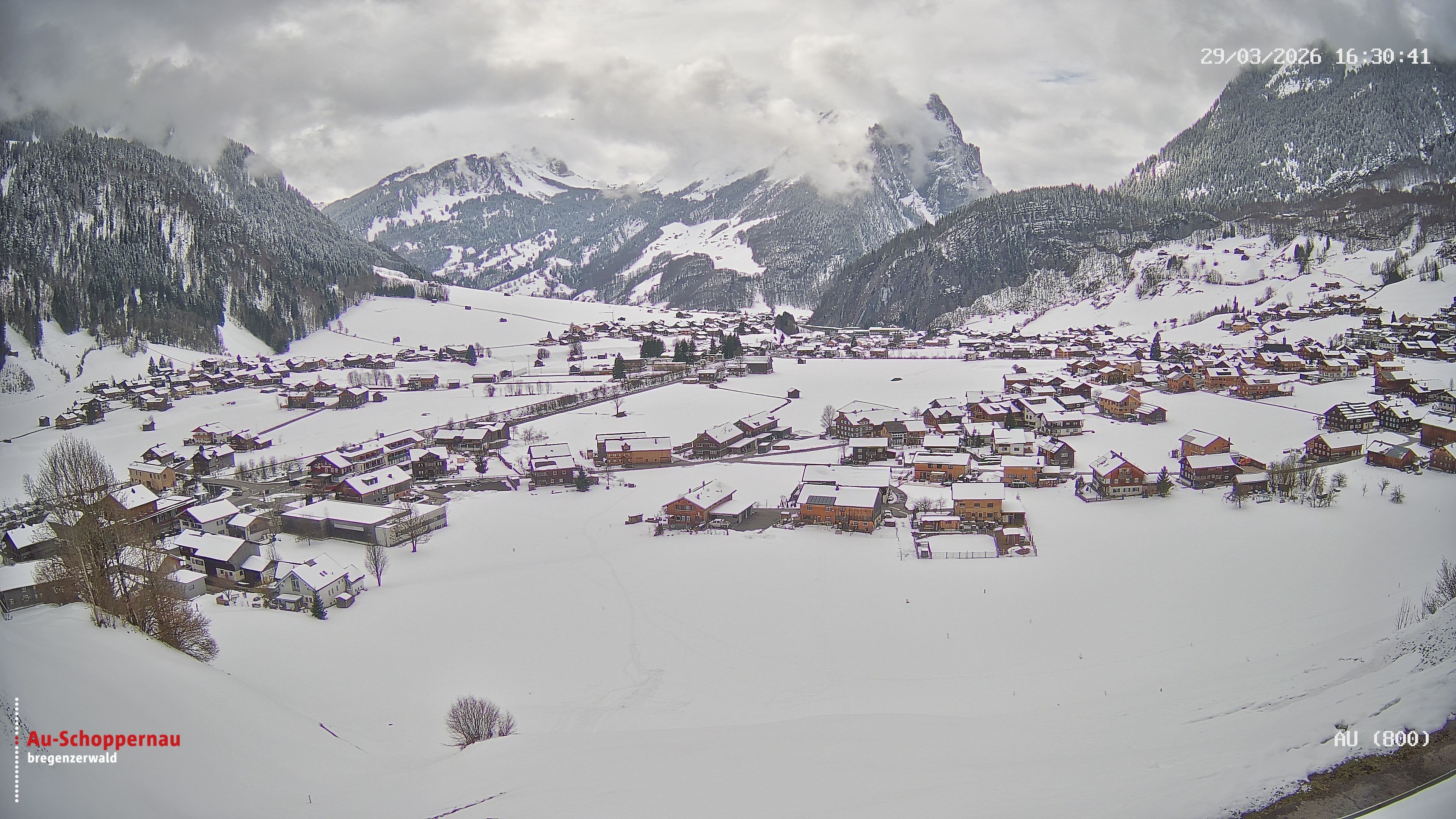 Archiv Foto Webcam Au bei Schoppernau