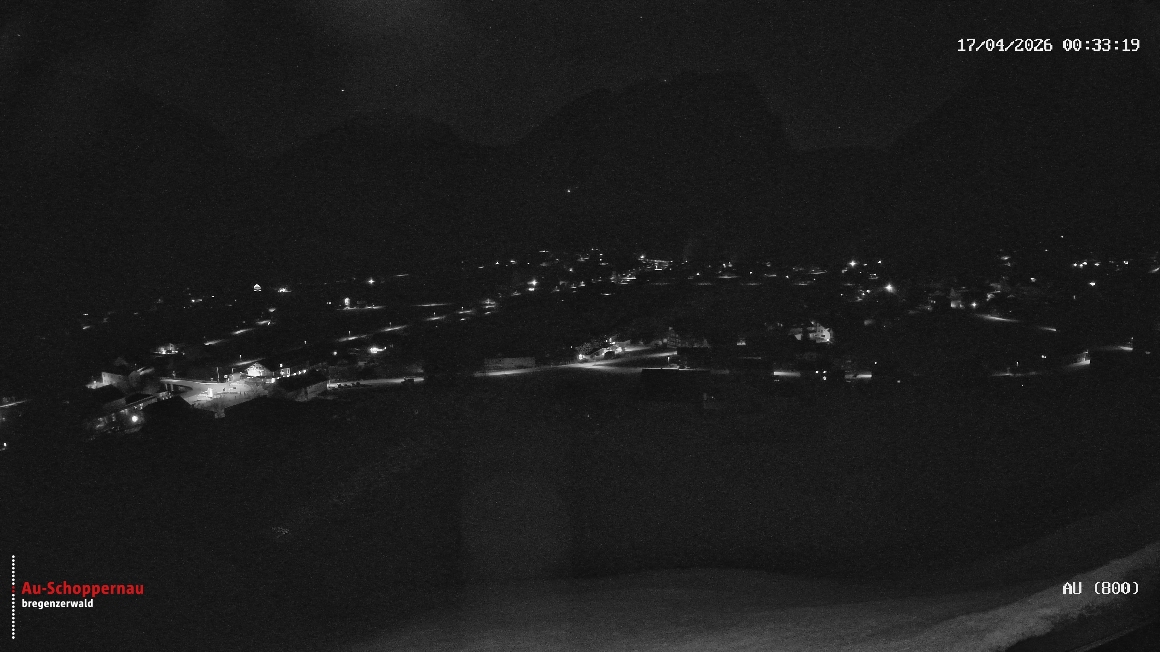 Archiv Foto Webcam Au bei Schoppernau