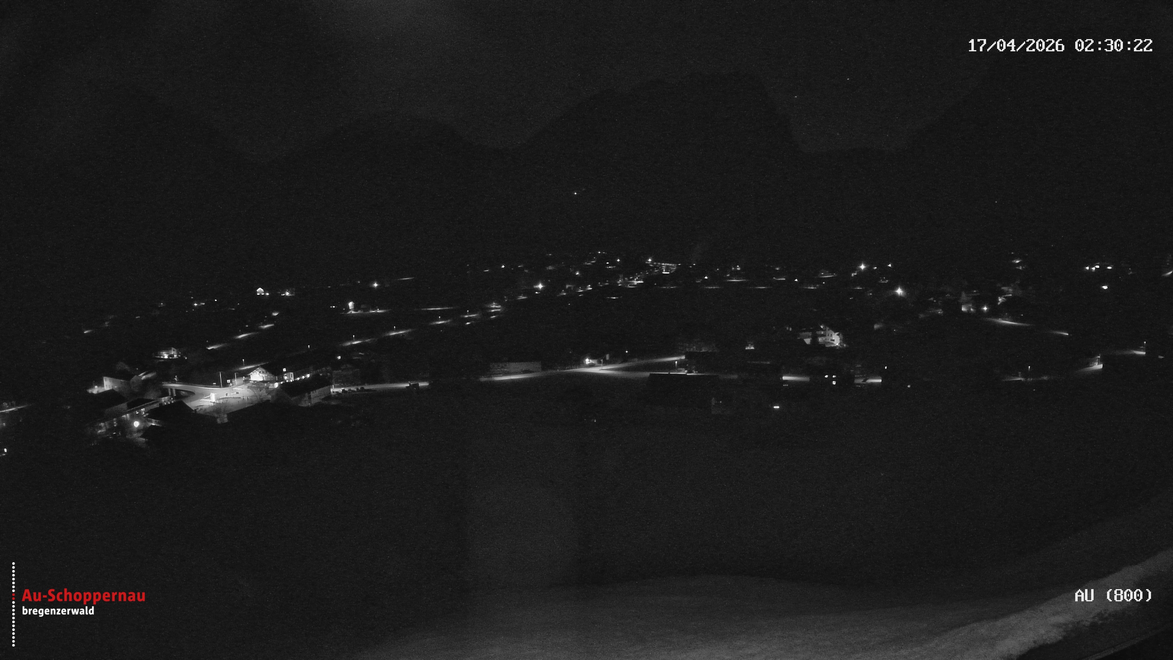Archiv Foto Webcam Au bei Schoppernau