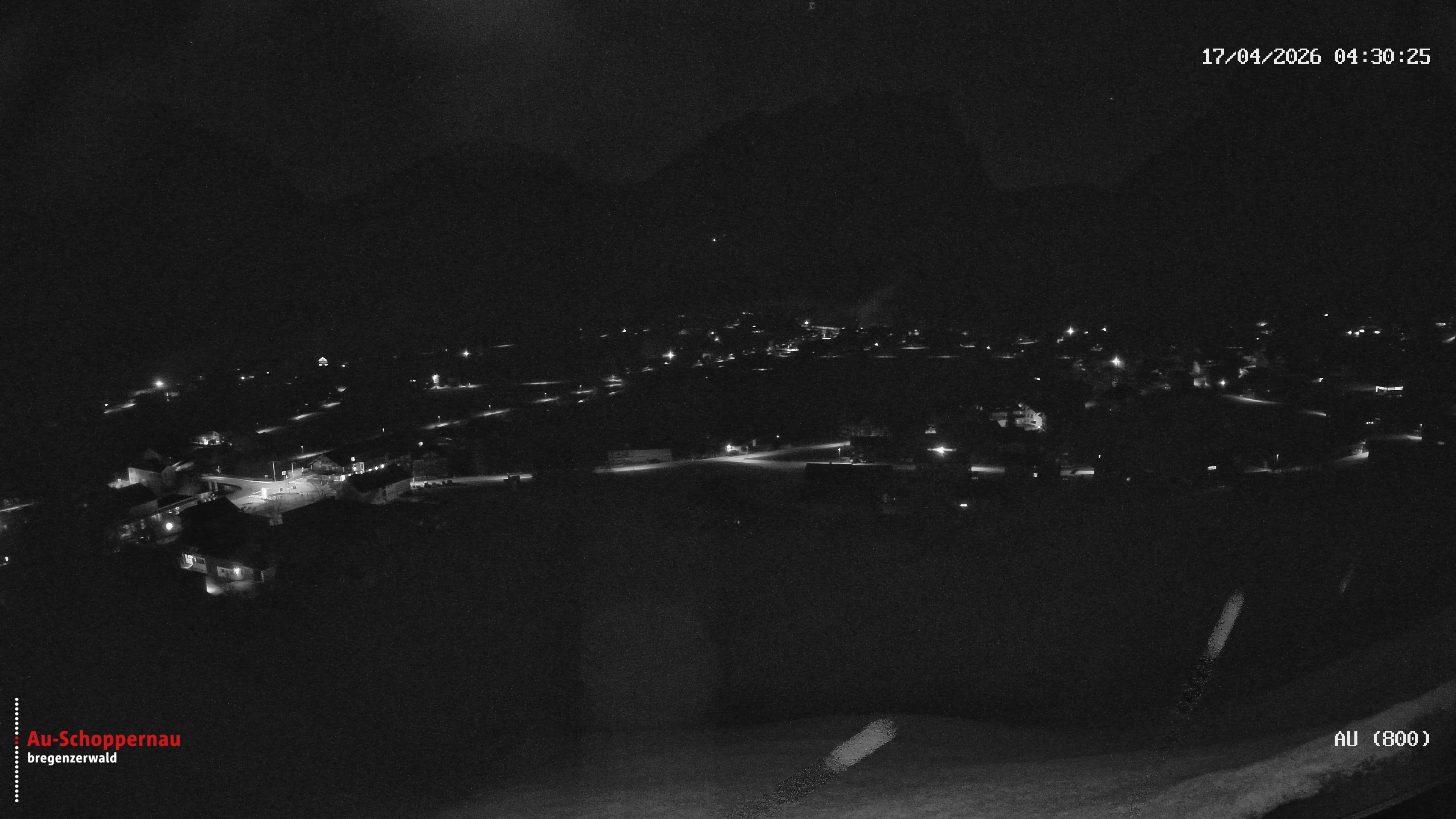 Archiv Foto Webcam Au bei Schoppernau
