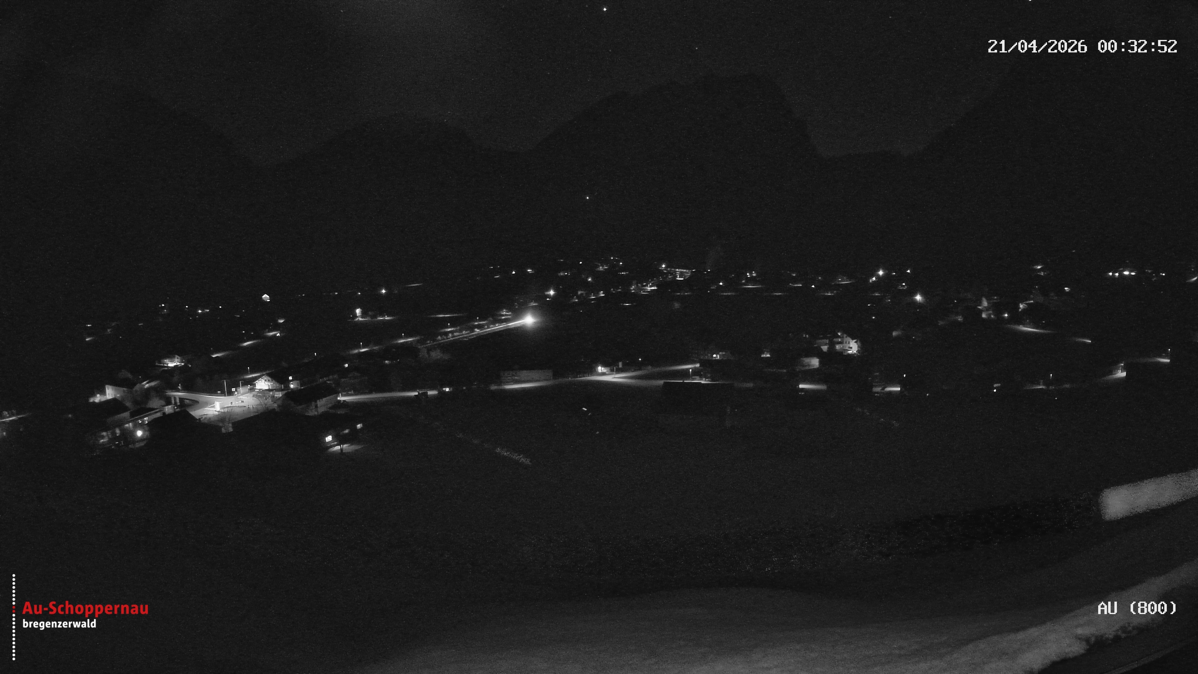 Archiv Foto Webcam Au bei Schoppernau