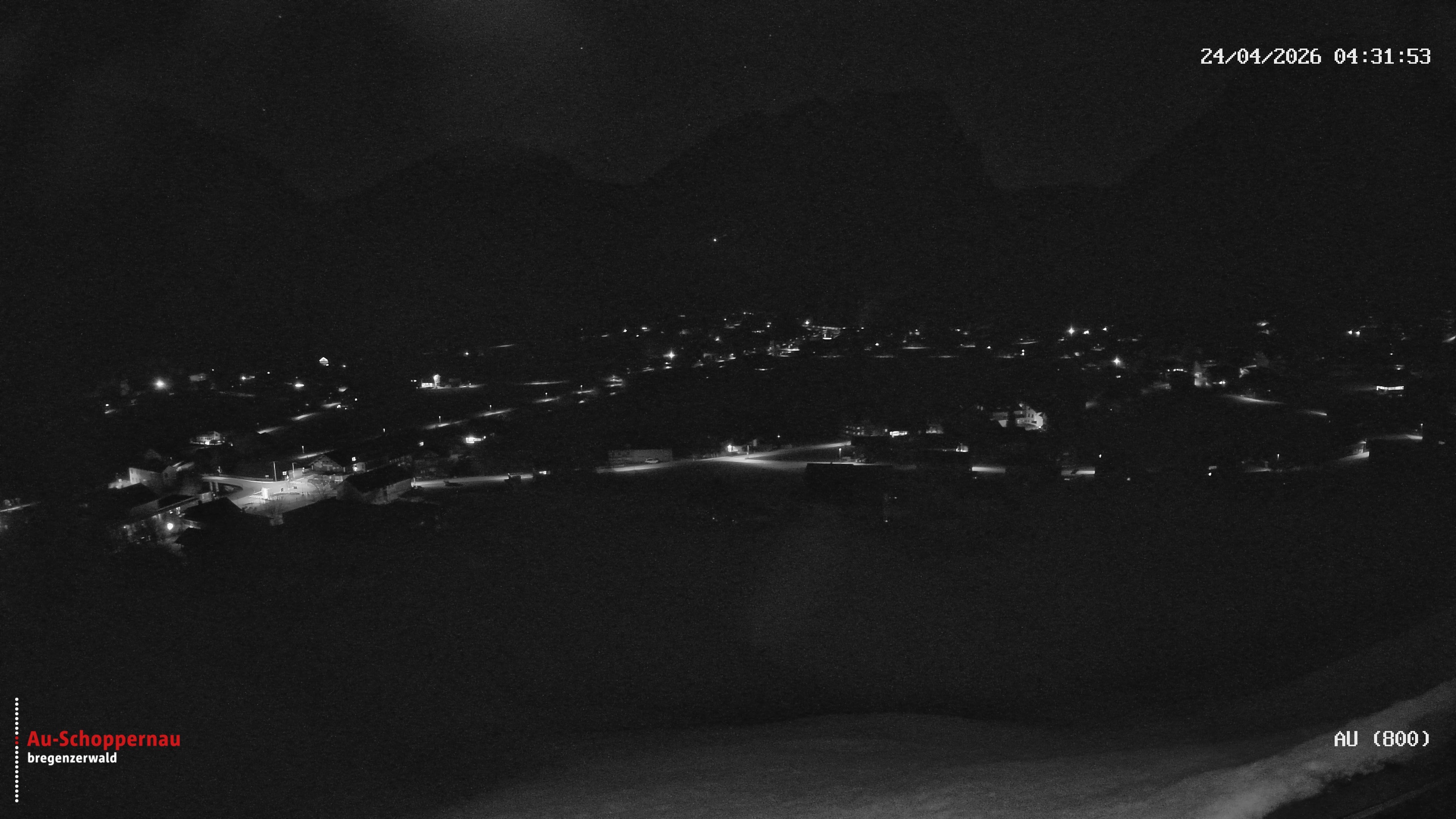 Archiv Foto Webcam Au bei Schoppernau