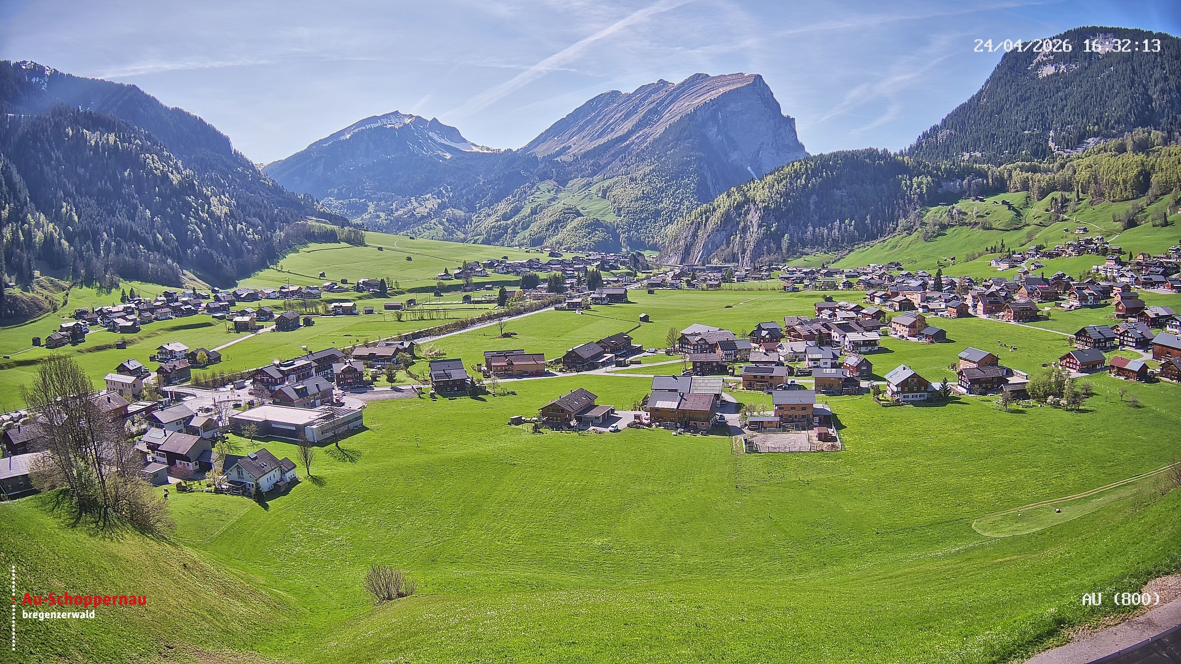 Archiv Foto Webcam Au bei Schoppernau