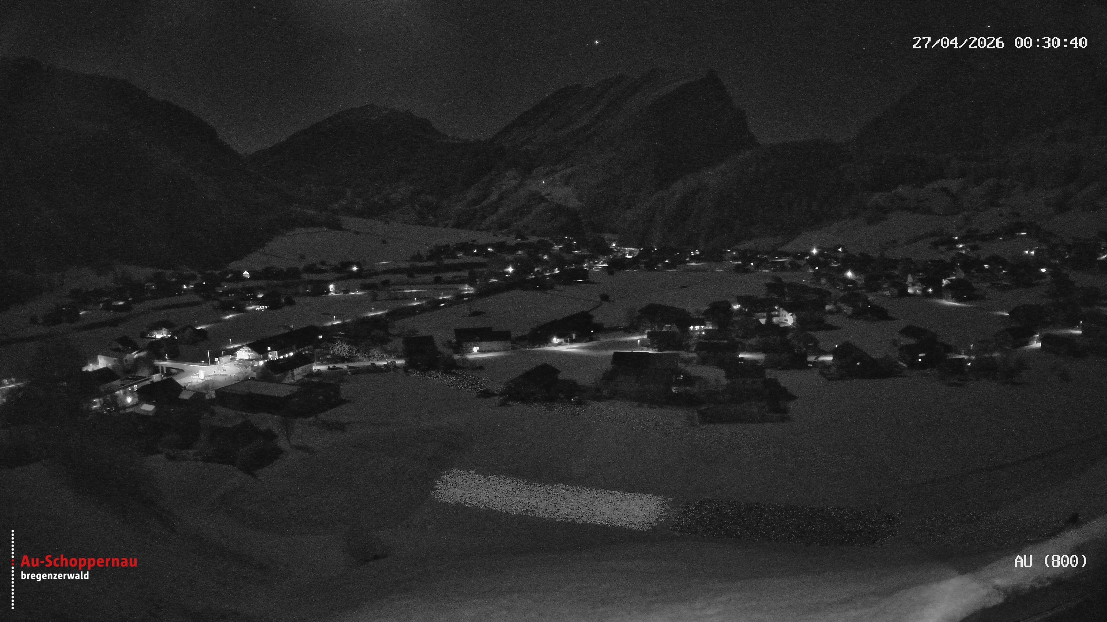 Archiv Foto Webcam Au bei Schoppernau