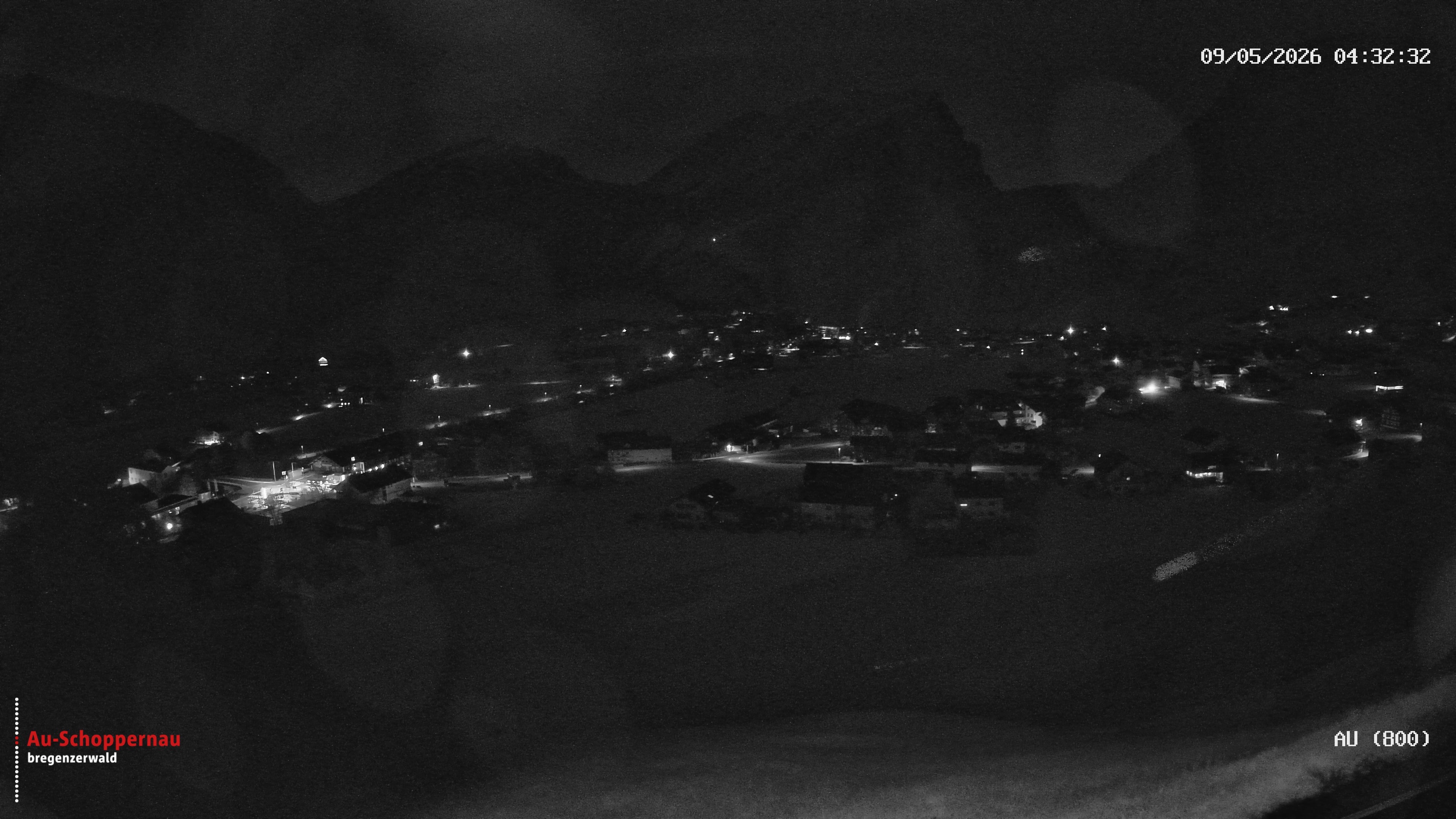 Archived image Webcam Au near Schoppernau