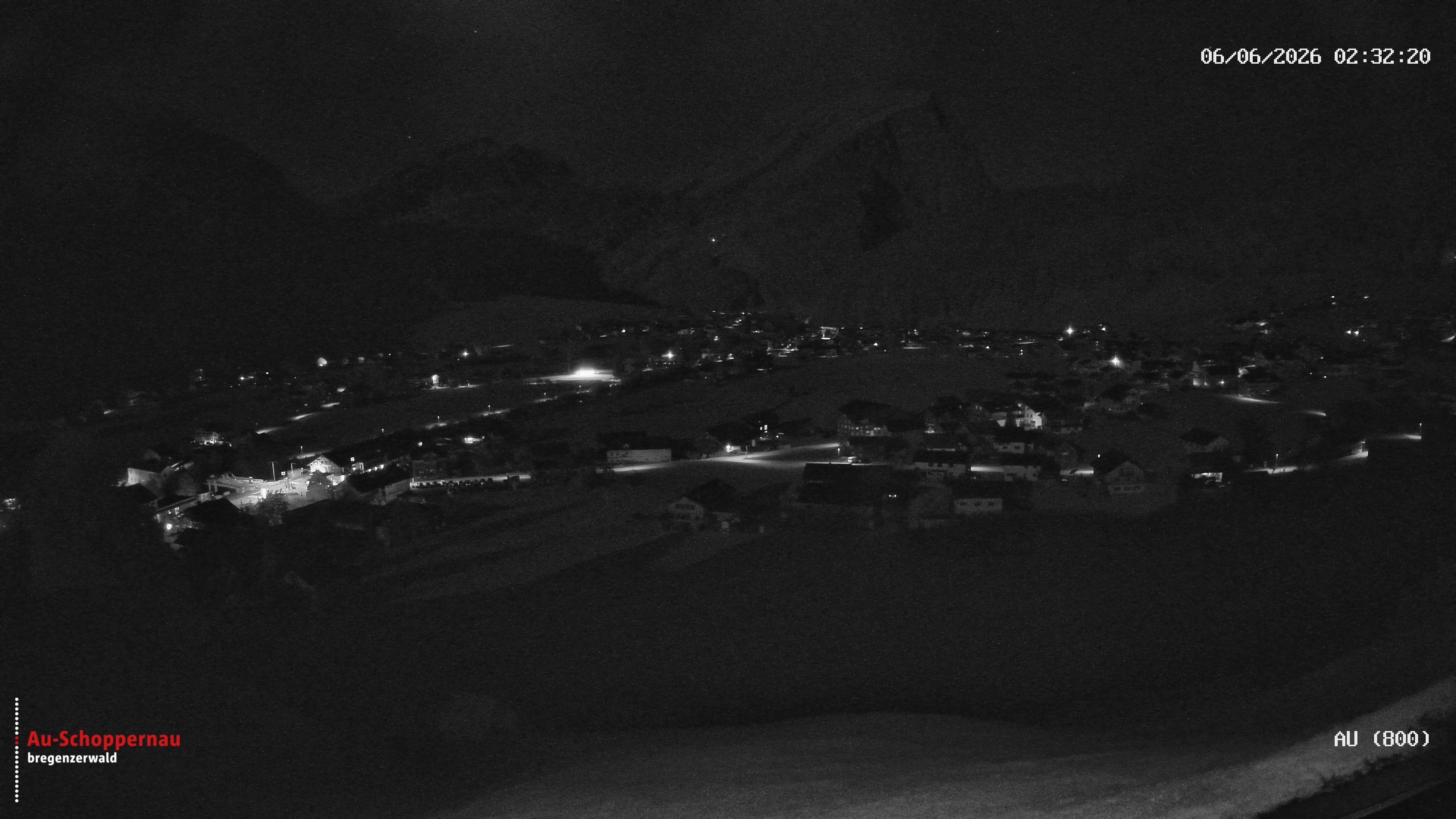 Archived image Webcam Au near Schoppernau
