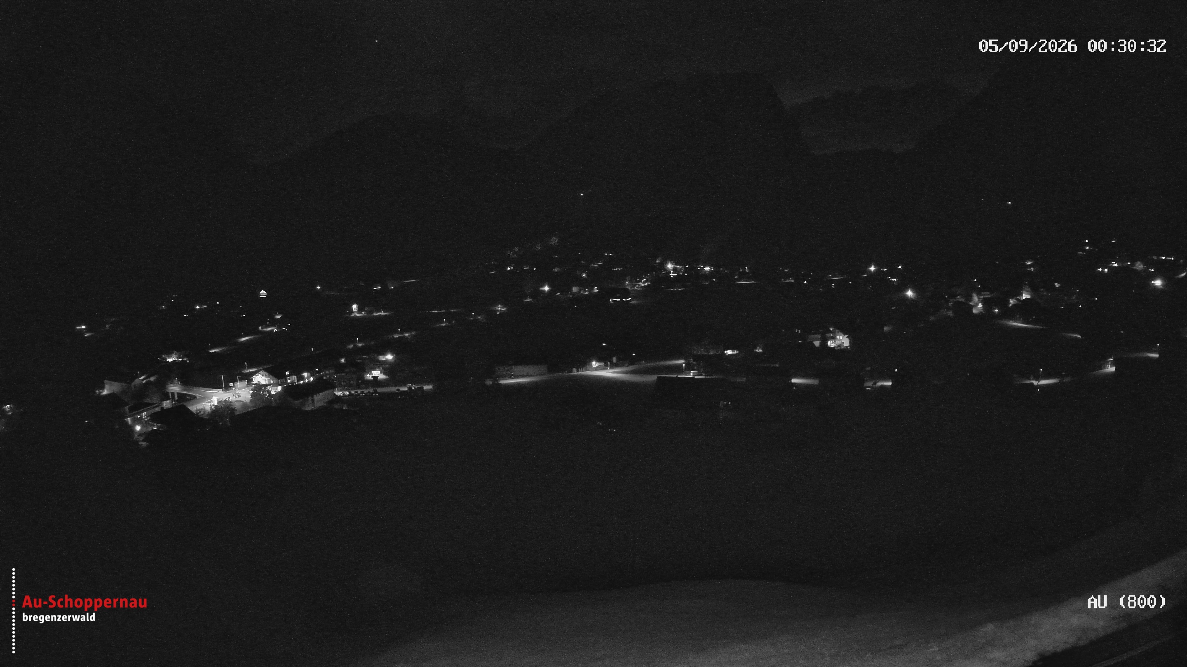 Archived image Webcam Au near Schoppernau