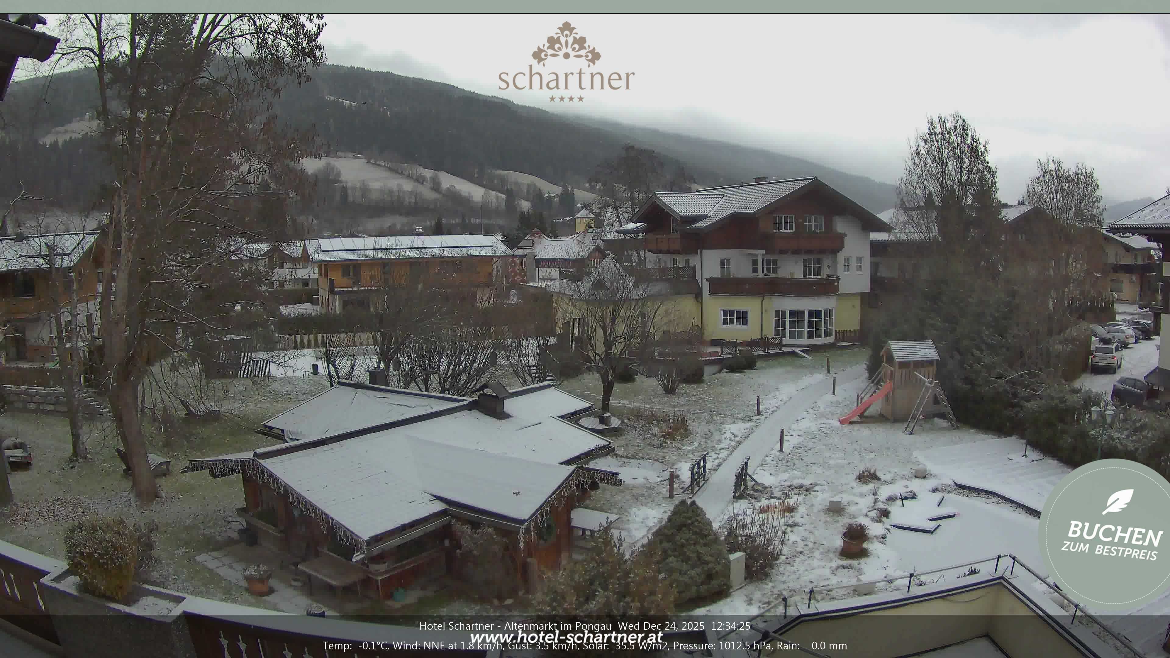 Archiv Foto Webcam Altenmarkt: Hotel Schartner