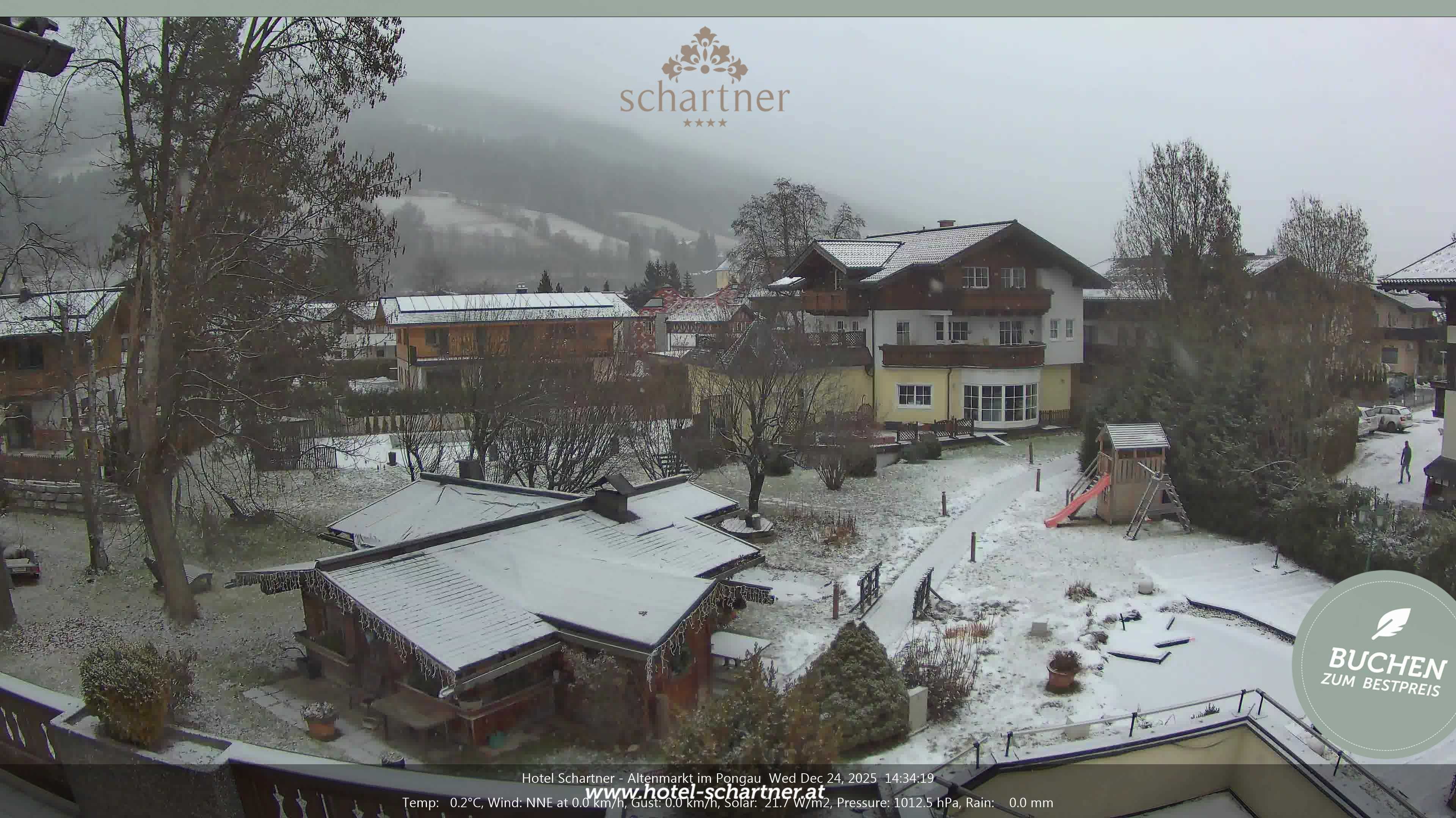 Archiv Foto Webcam Altenmarkt: Hotel Schartner