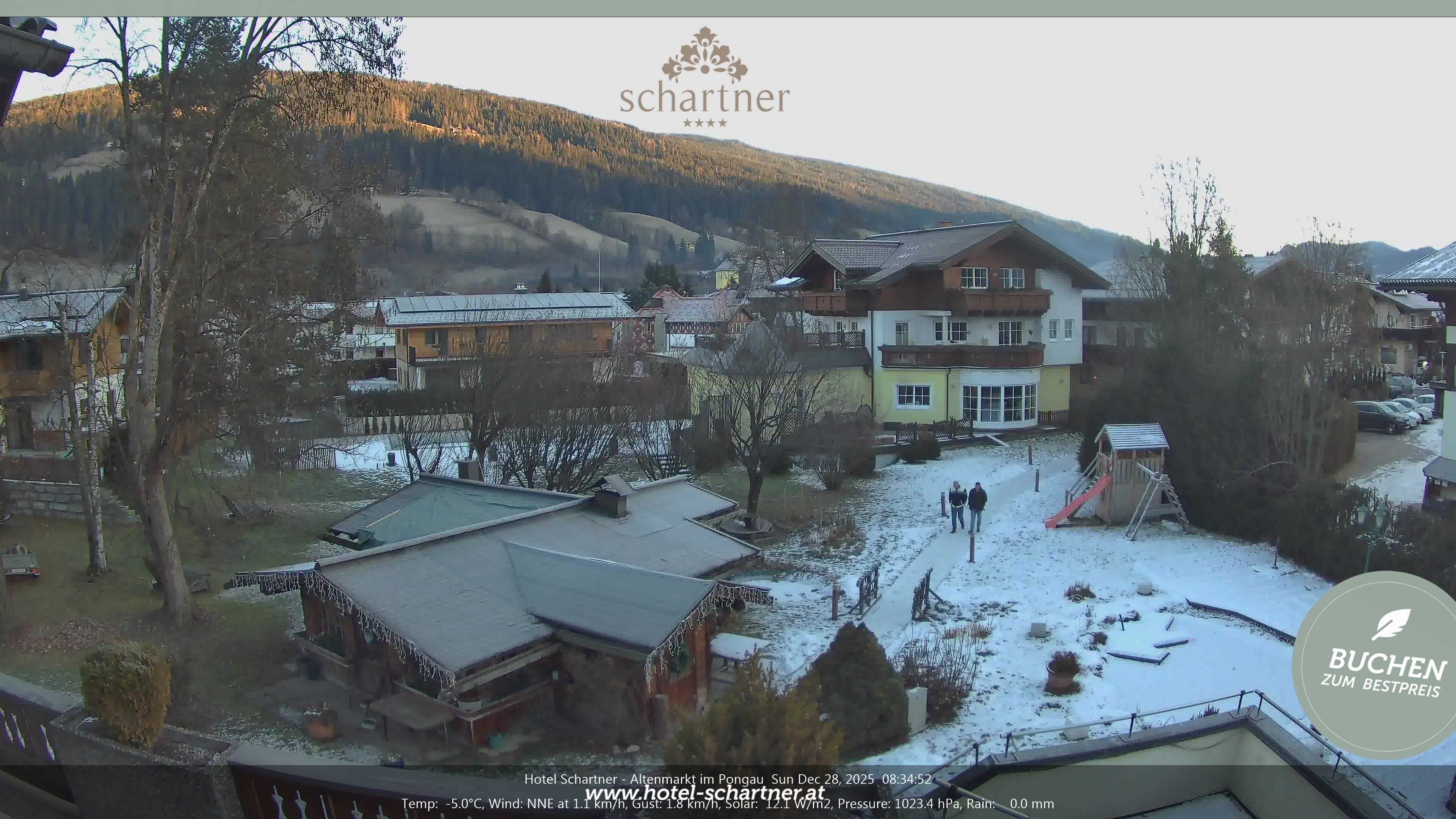 Archiv Foto Webcam Altenmarkt: Hotel Schartner