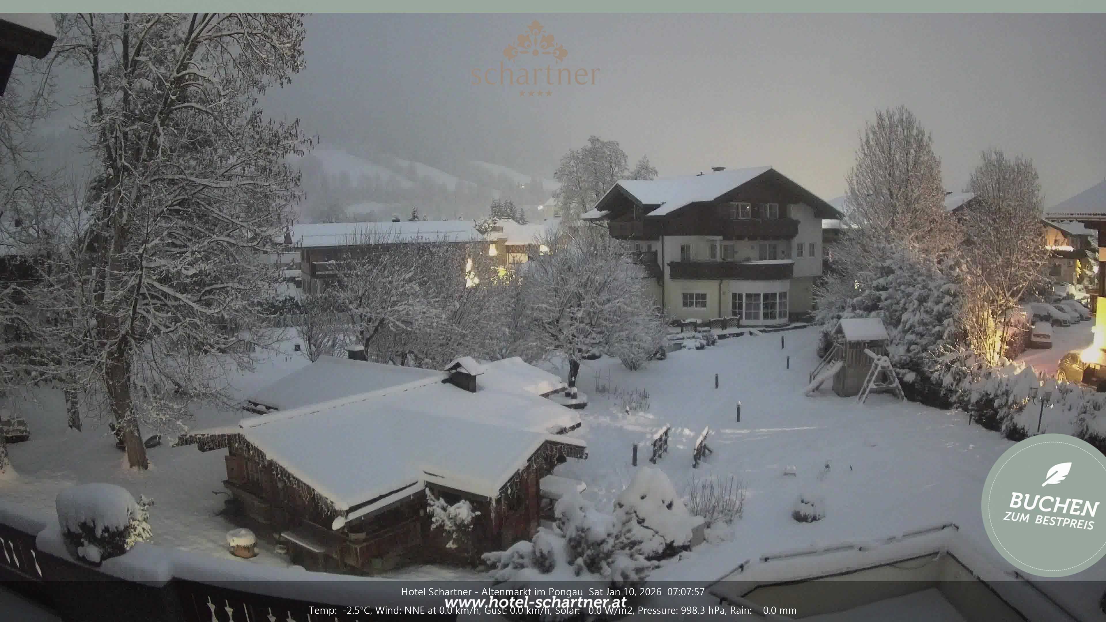 Archiv Foto Webcam Altenmarkt: Hotel Schartner