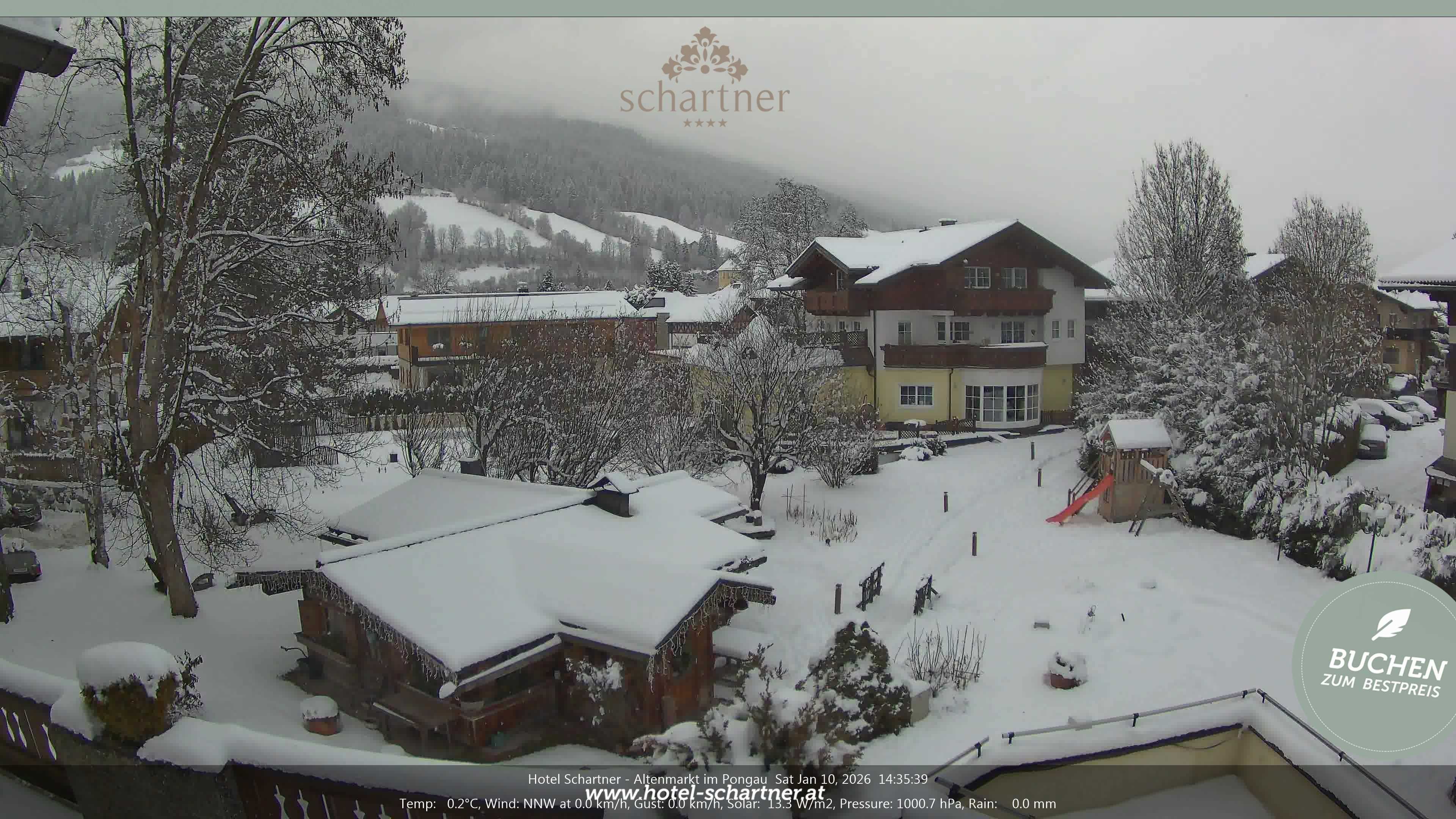 Archiv Foto Webcam Altenmarkt: Hotel Schartner