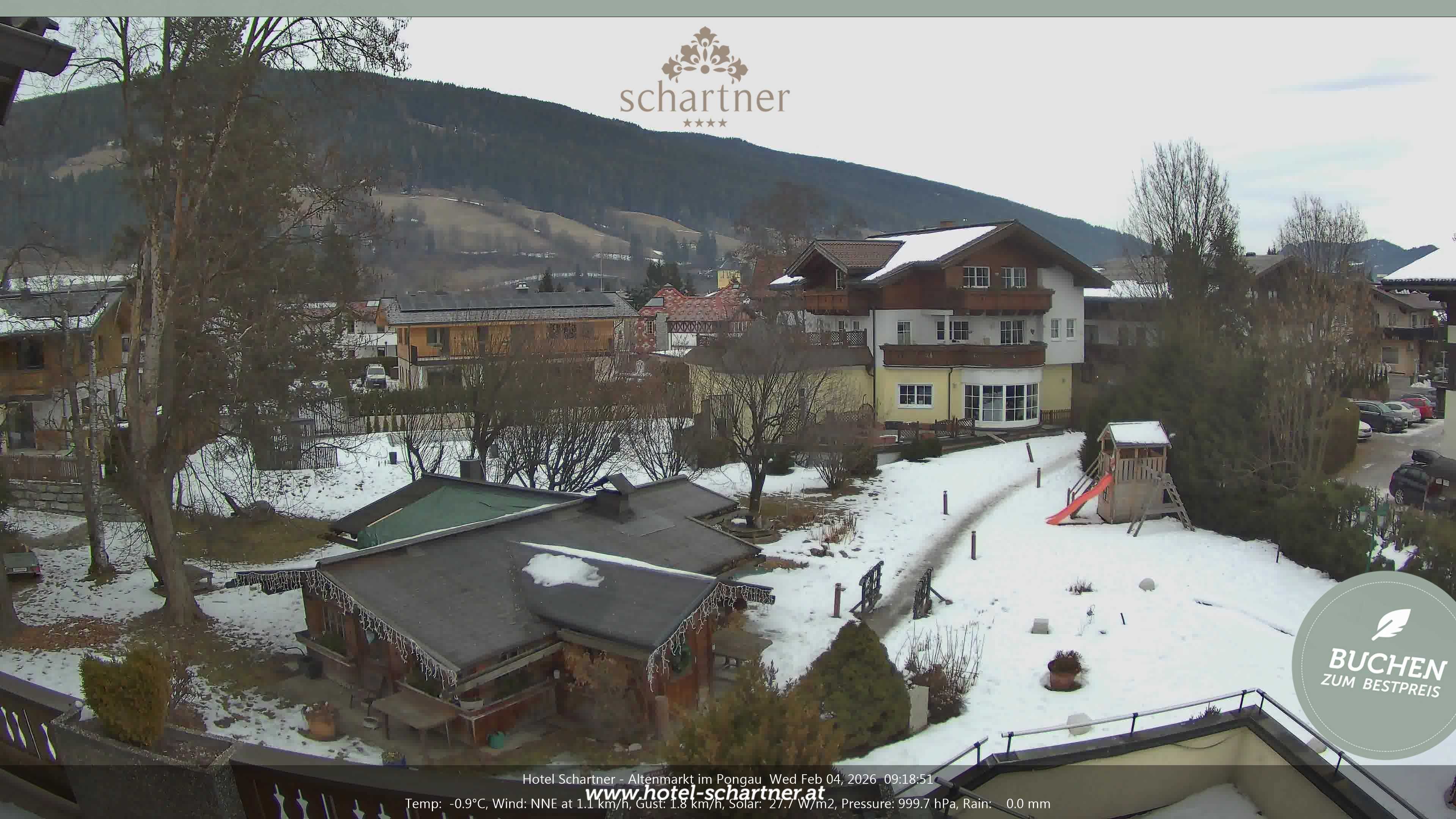 Archiv Foto Webcam Altenmarkt: Hotel Schartner