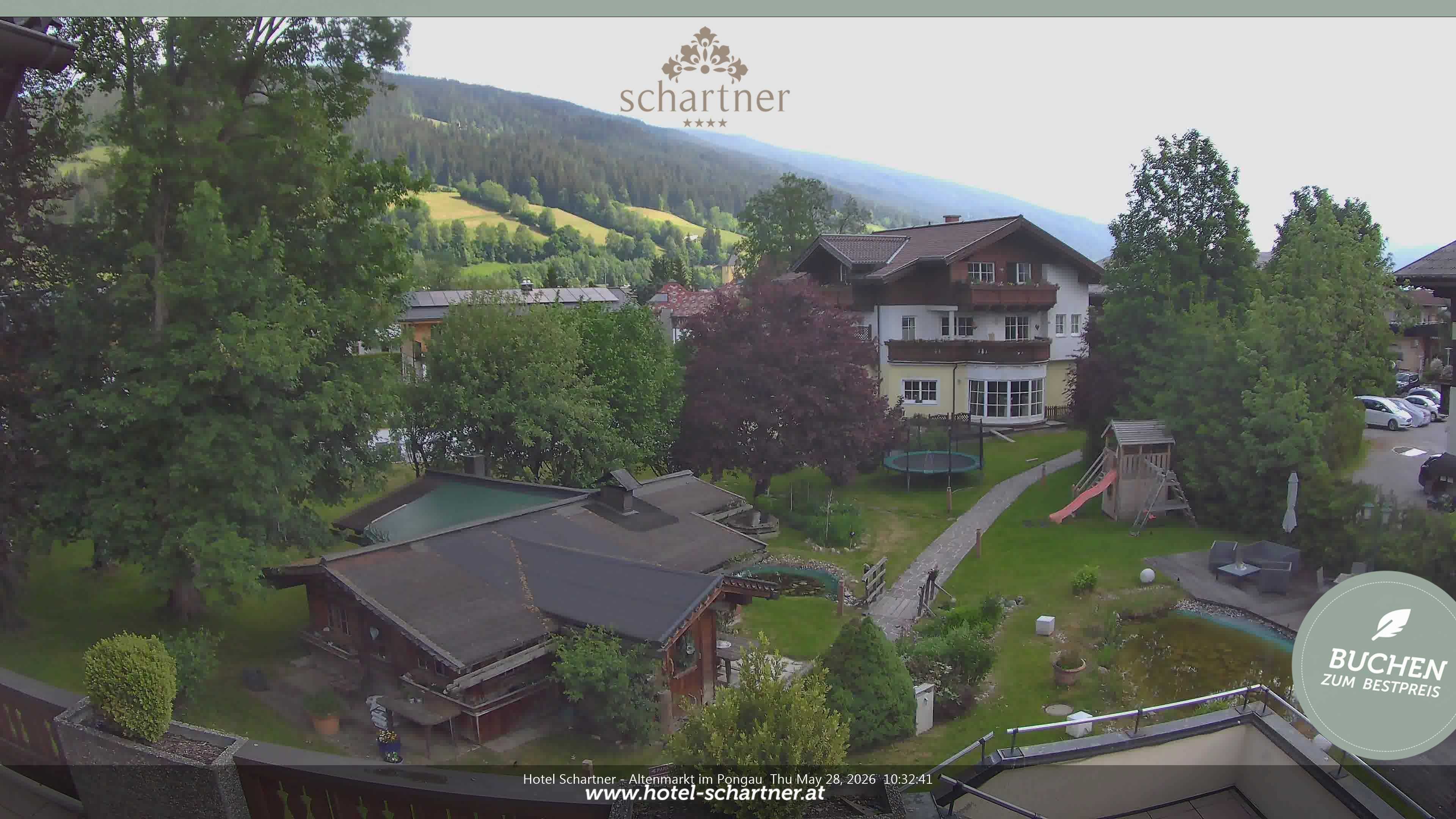 Archiv Foto Webcam Altenmarkt: Hotel Schartner