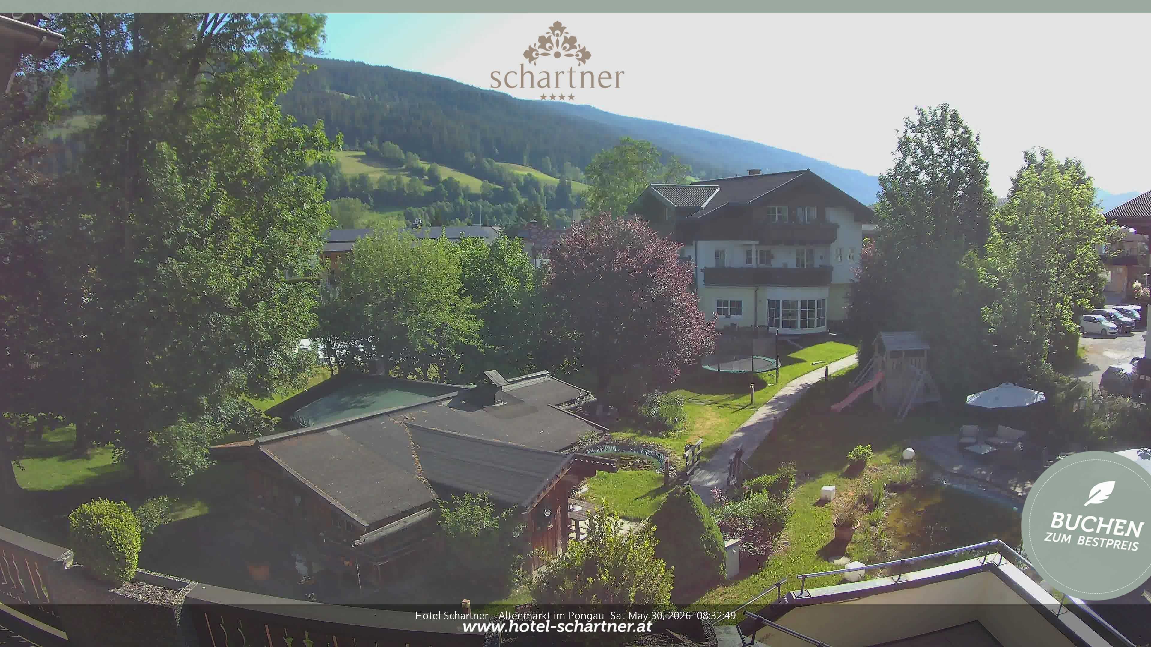 Archiv Foto Webcam Altenmarkt: Hotel Schartner