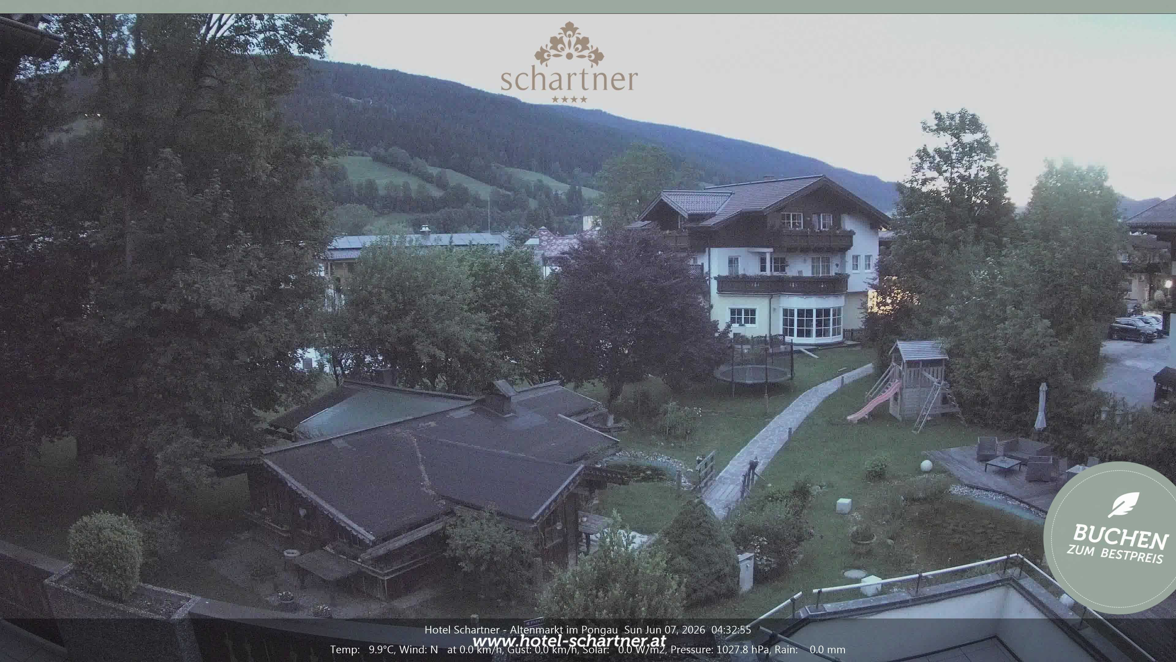 Archiv Foto Webcam Altenmarkt: Hotel Schartner