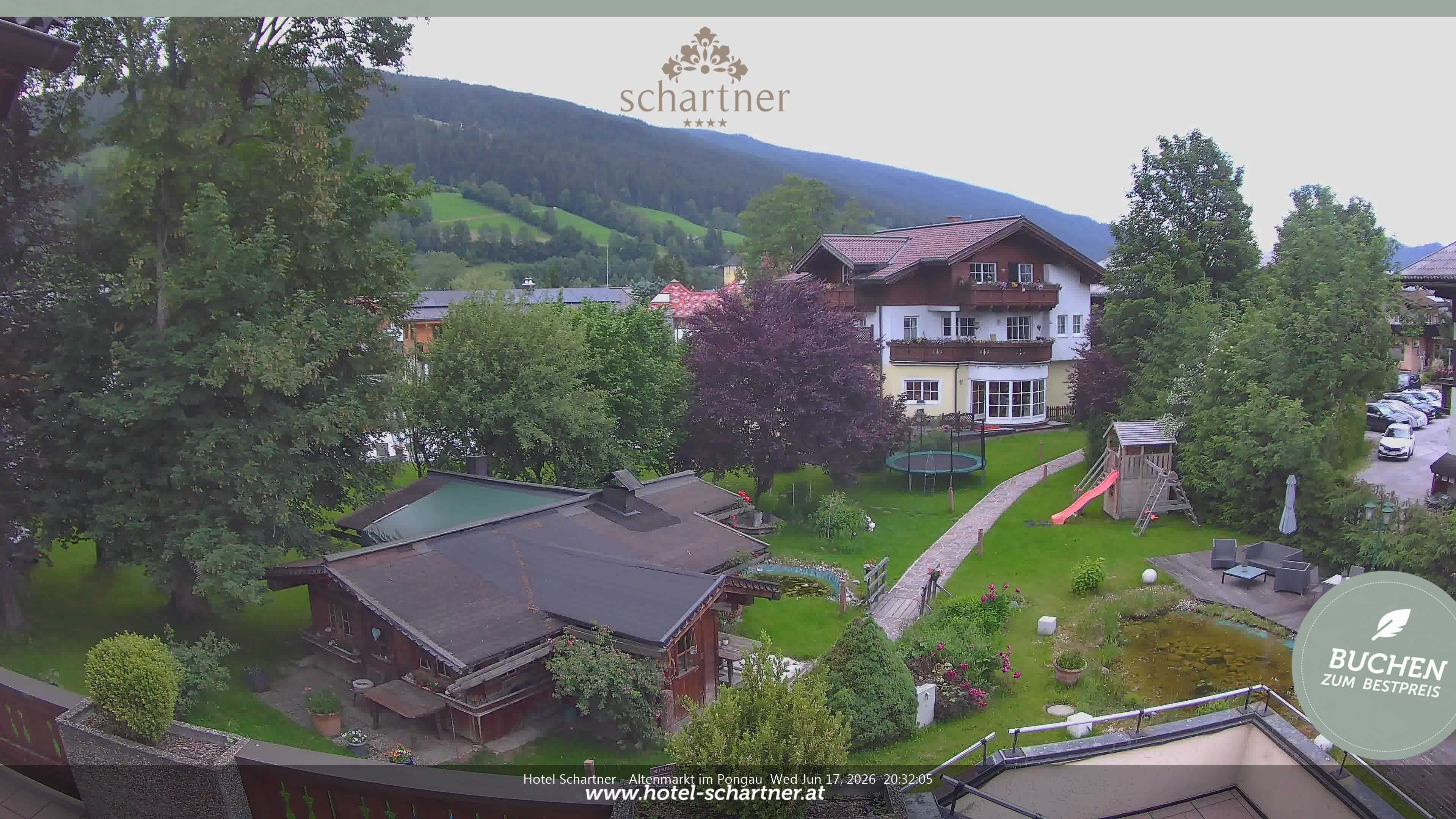 Archiv Foto Webcam Altenmarkt: Hotel Schartner