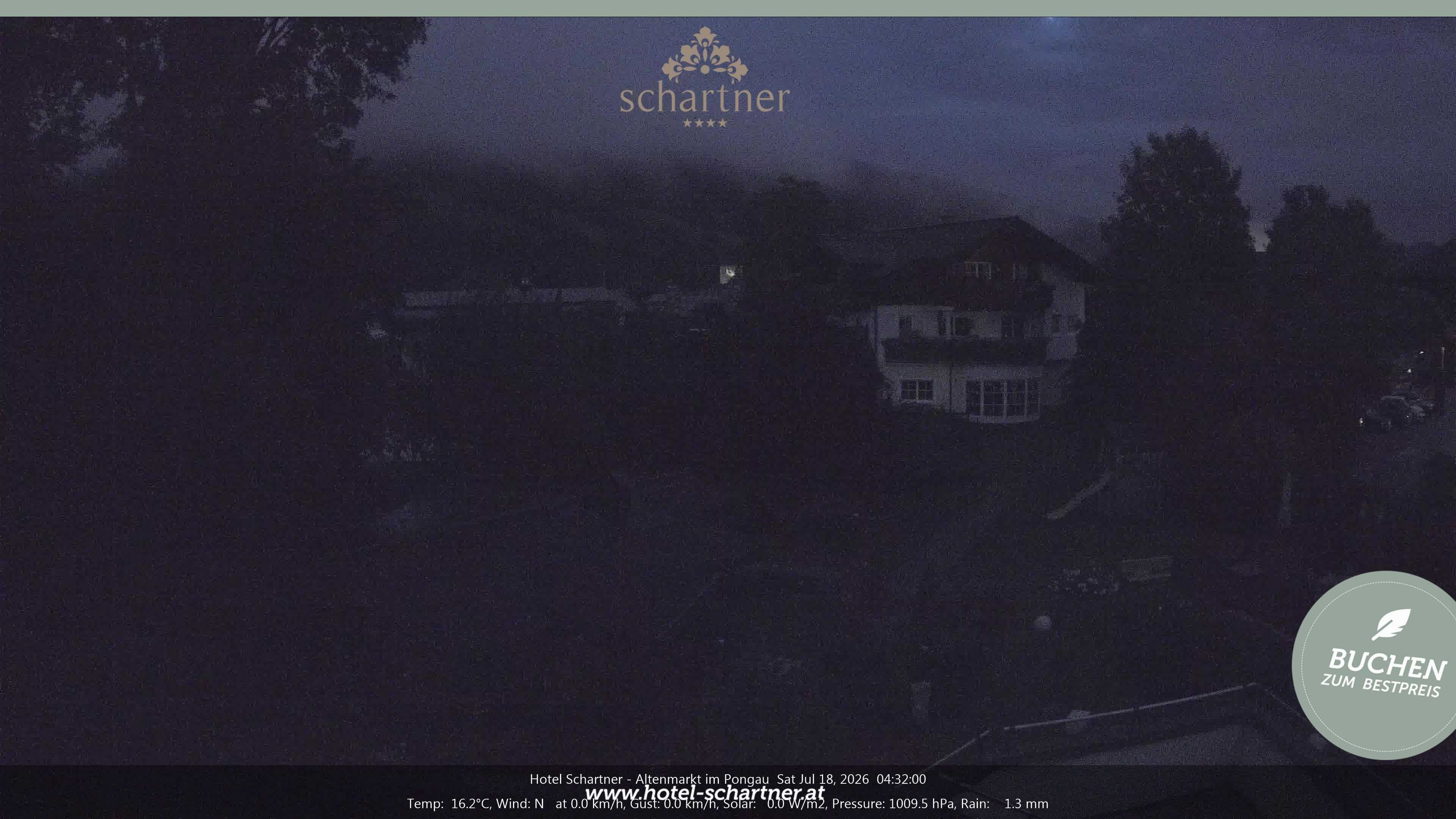 Archiv Foto Webcam Altenmarkt: Hotel Schartner