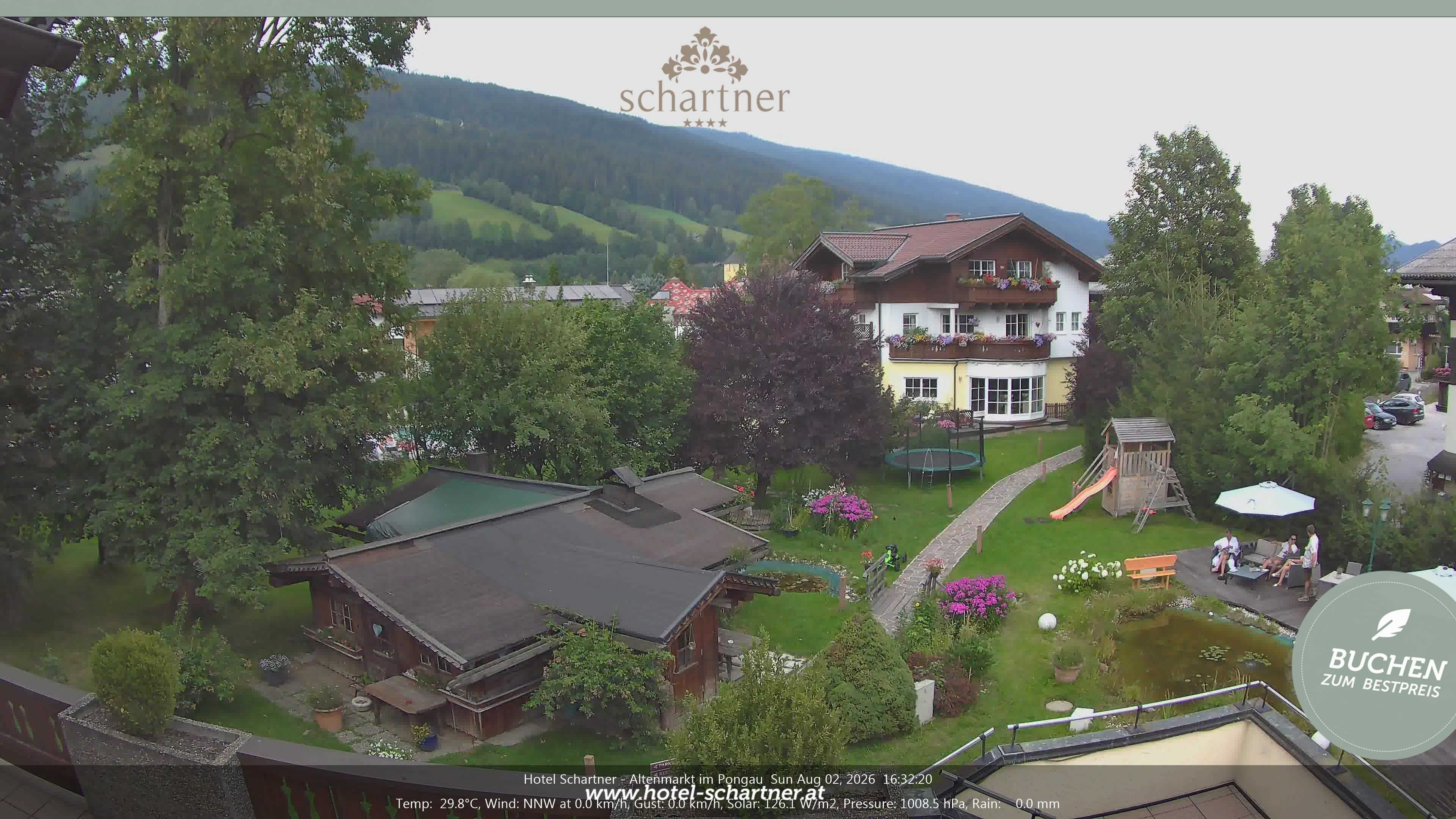 Archiv Foto Webcam Altenmarkt: Hotel Schartner