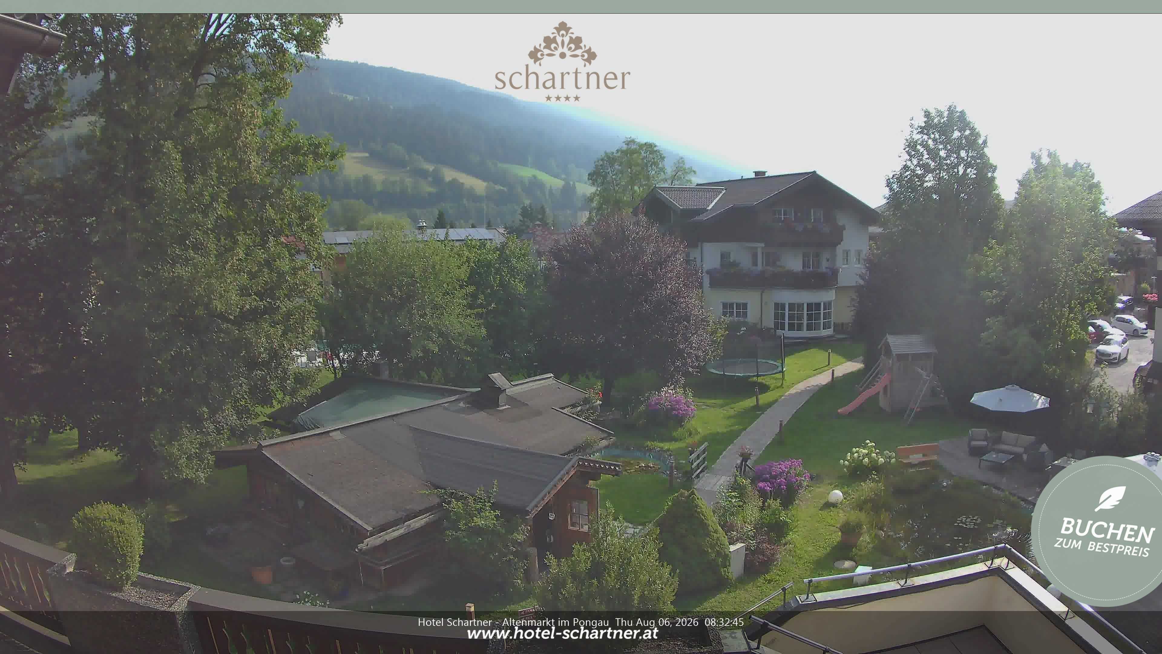 Archiv Foto Webcam Altenmarkt: Hotel Schartner