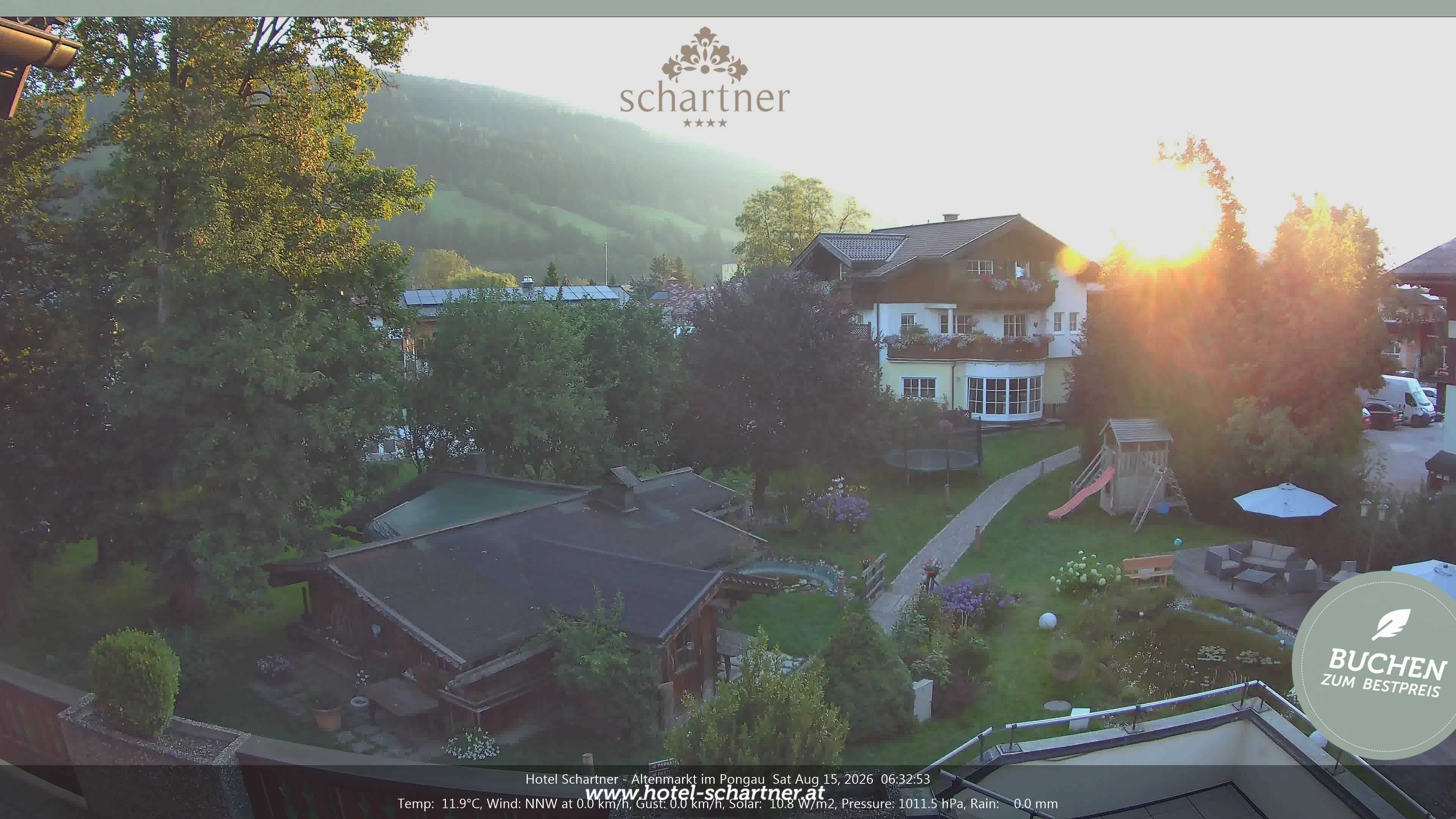 Archiv Foto Webcam Altenmarkt: Hotel Schartner