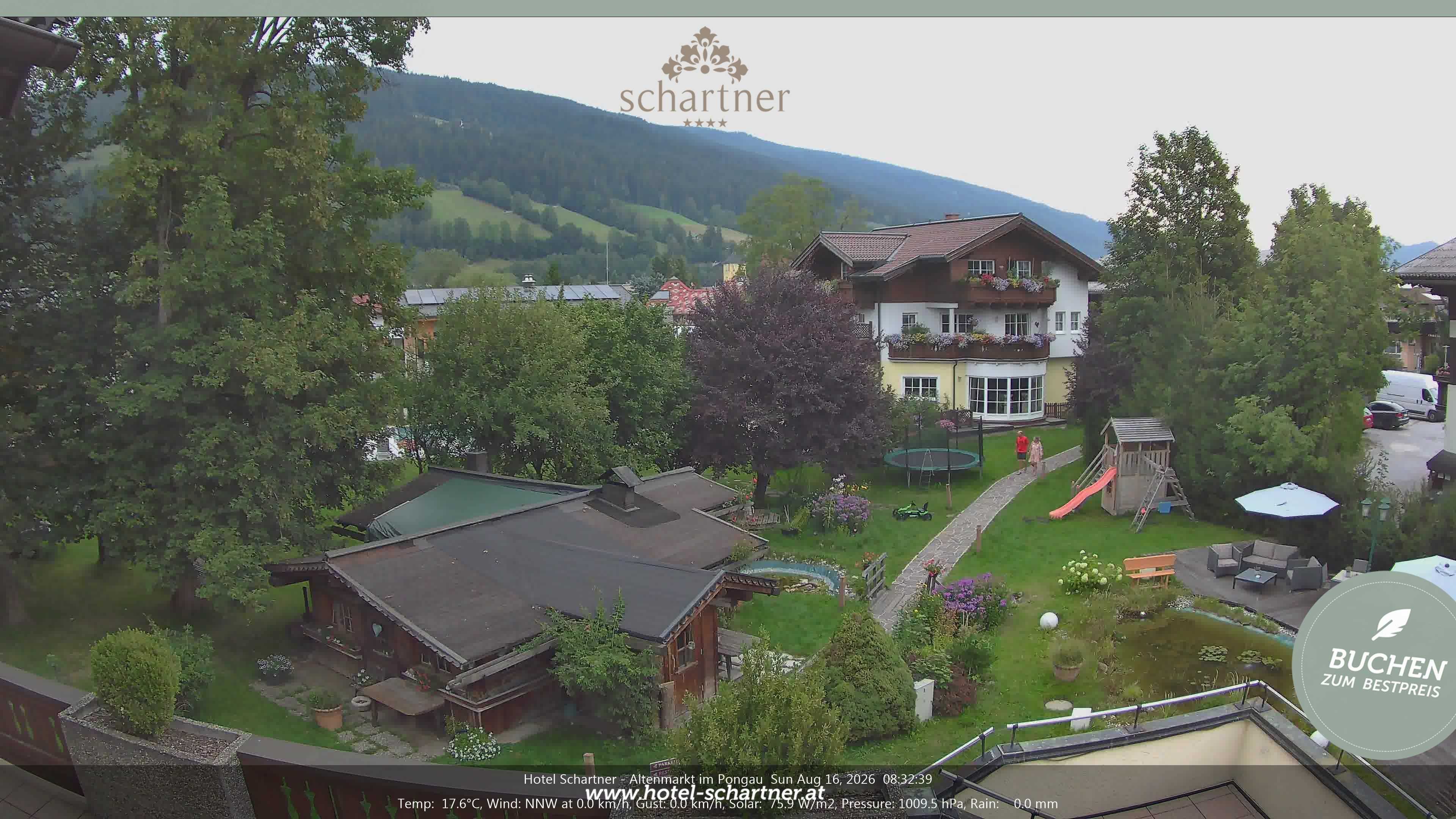 Archived image Webcam Altenmarkt im Pongau: Hotel Schartner